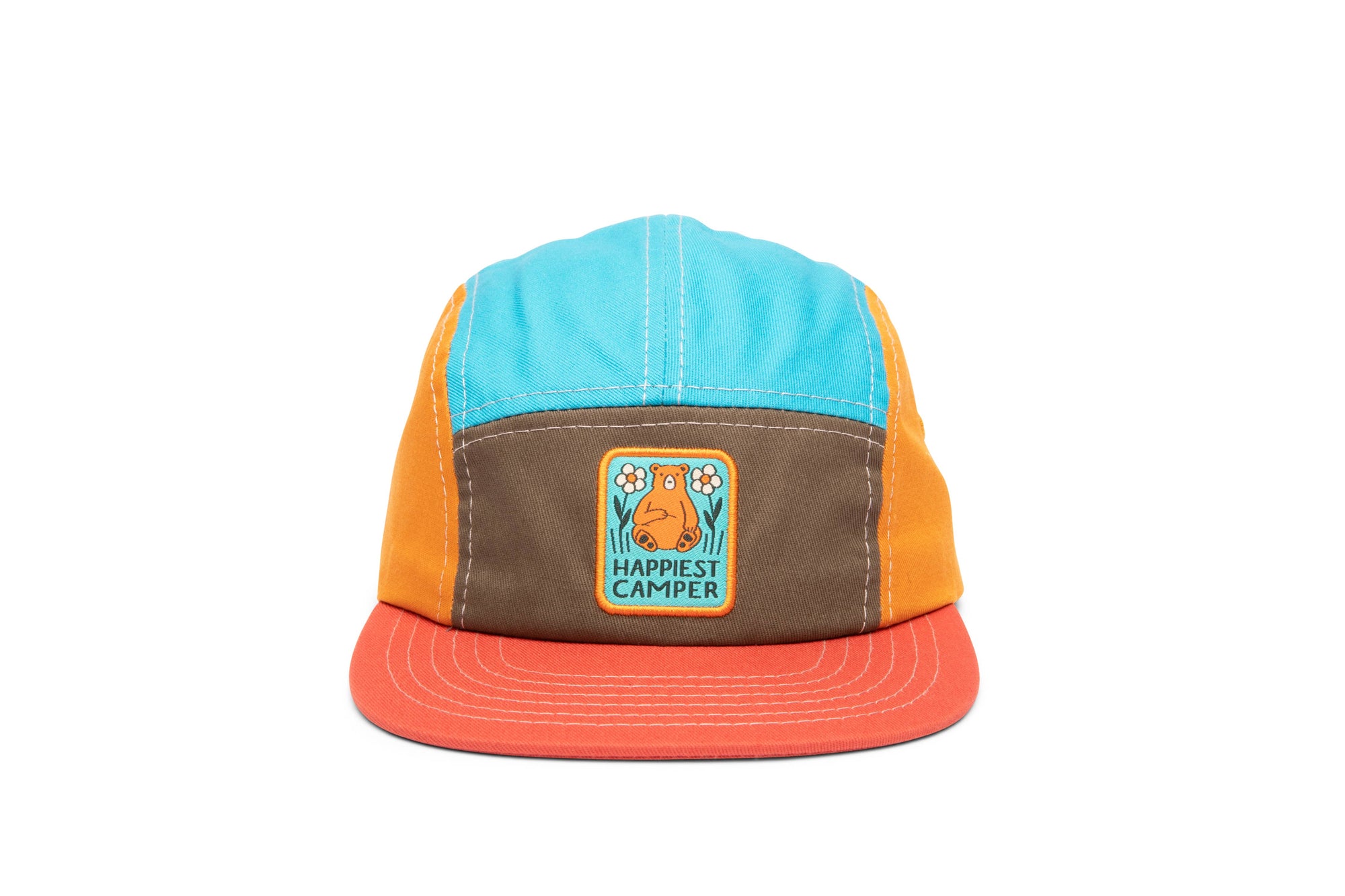 Trek Light- Happiest Camper Bear Baby & Kids Hat