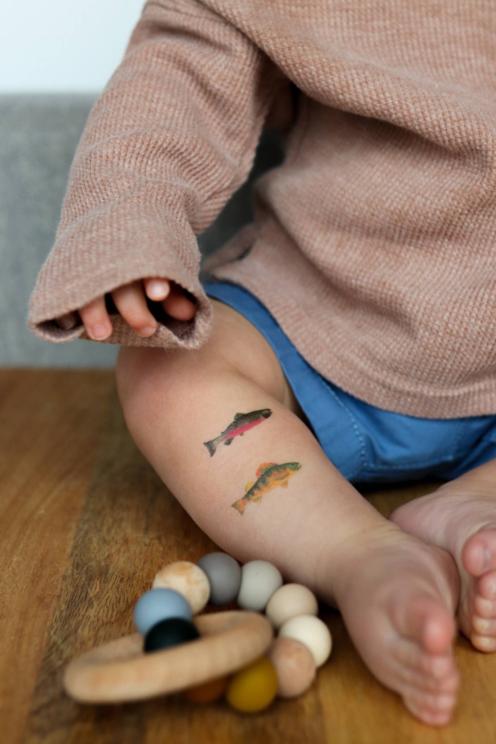 Saint & Company- Gone Fishin' Temporary Tattoos