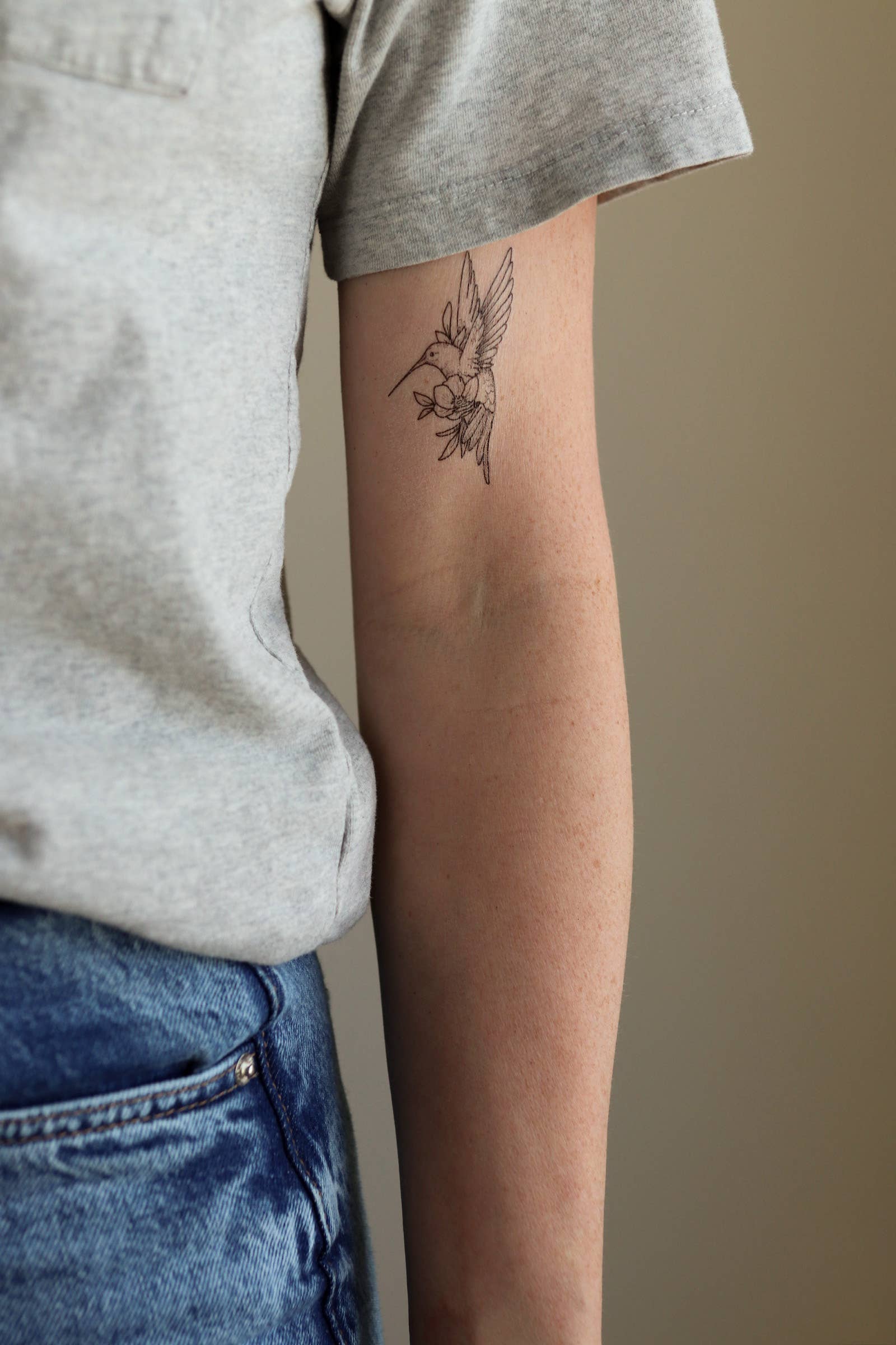 Saint & Company- Hummingbird Temporary Tattoos