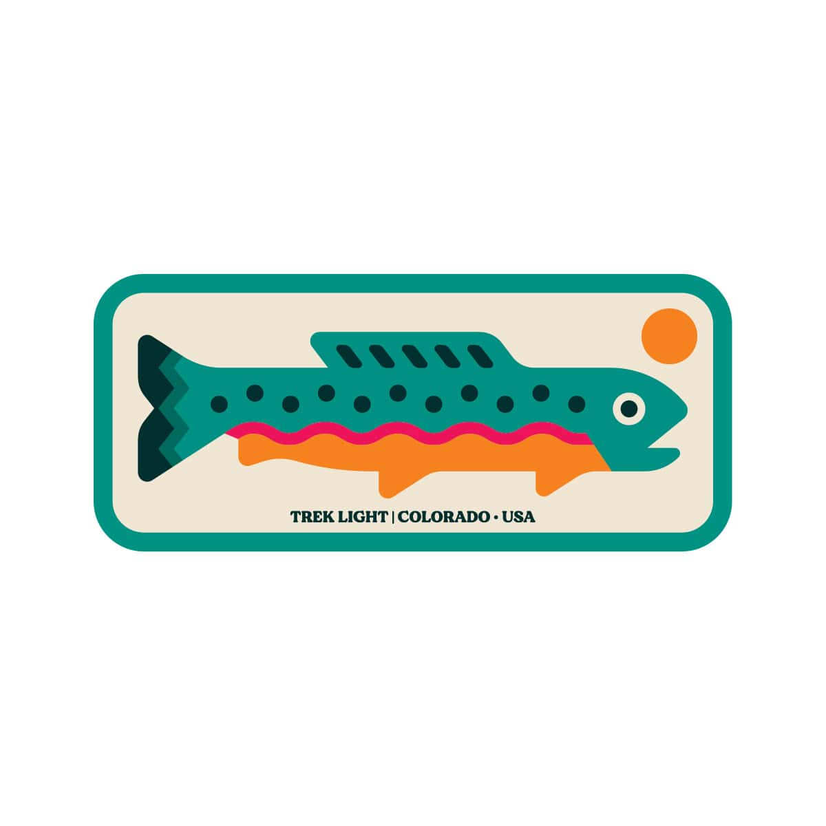 Trek Light- Trout Sticker