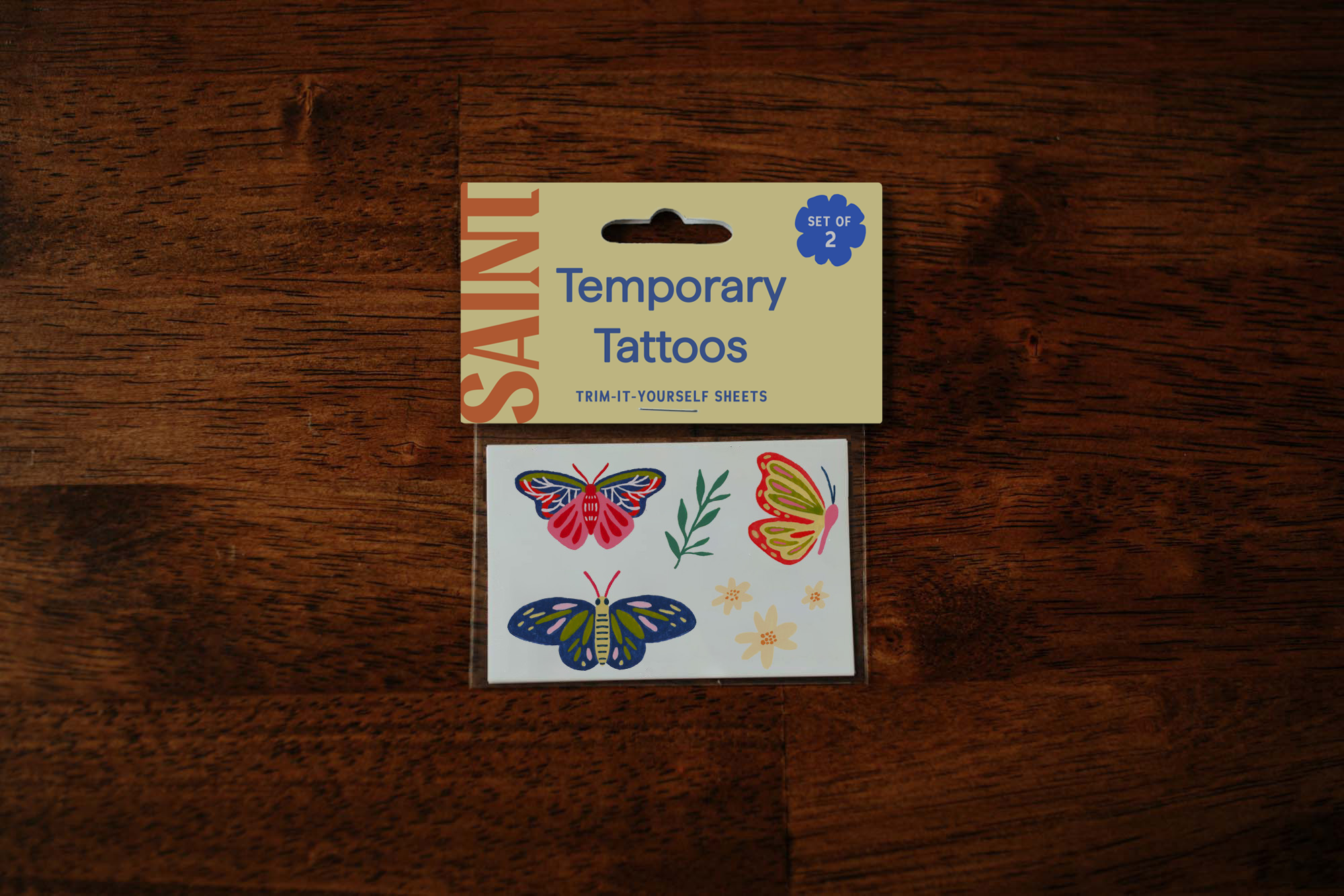 Saint & Company- Secret Garden Temporary Tattoos