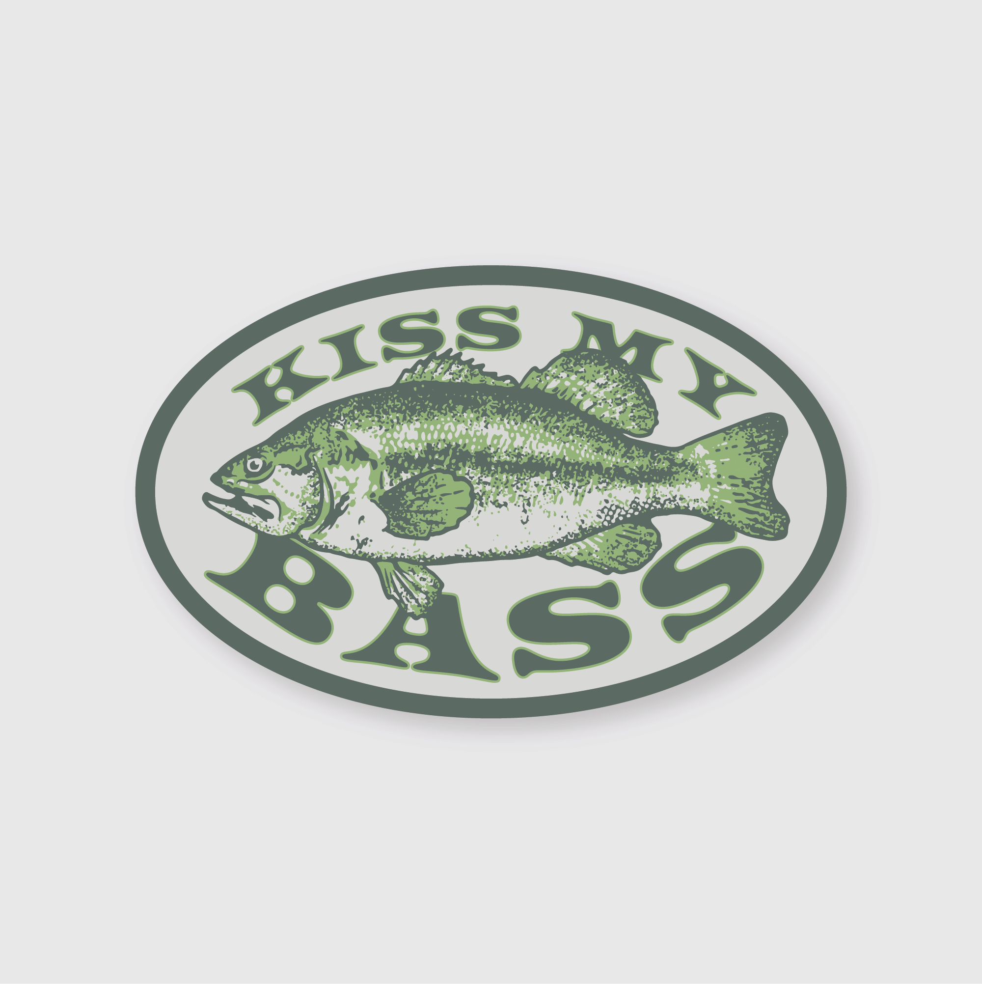 Pike Street Press- Kiss My Bass Sticker