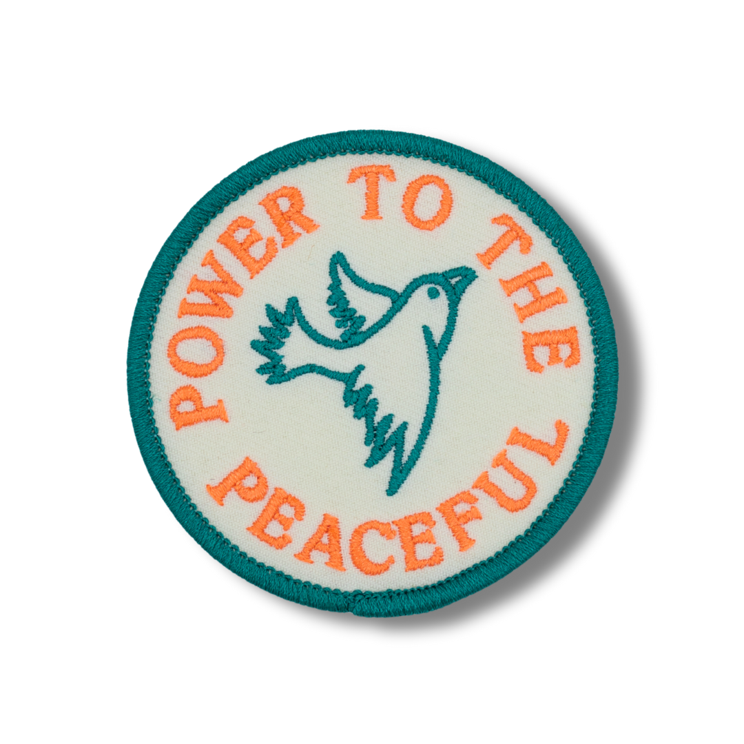 Outpatch- Power to the Peaceful stick-on patch