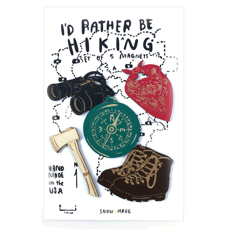 SnowMade - Hiking Magnet Set