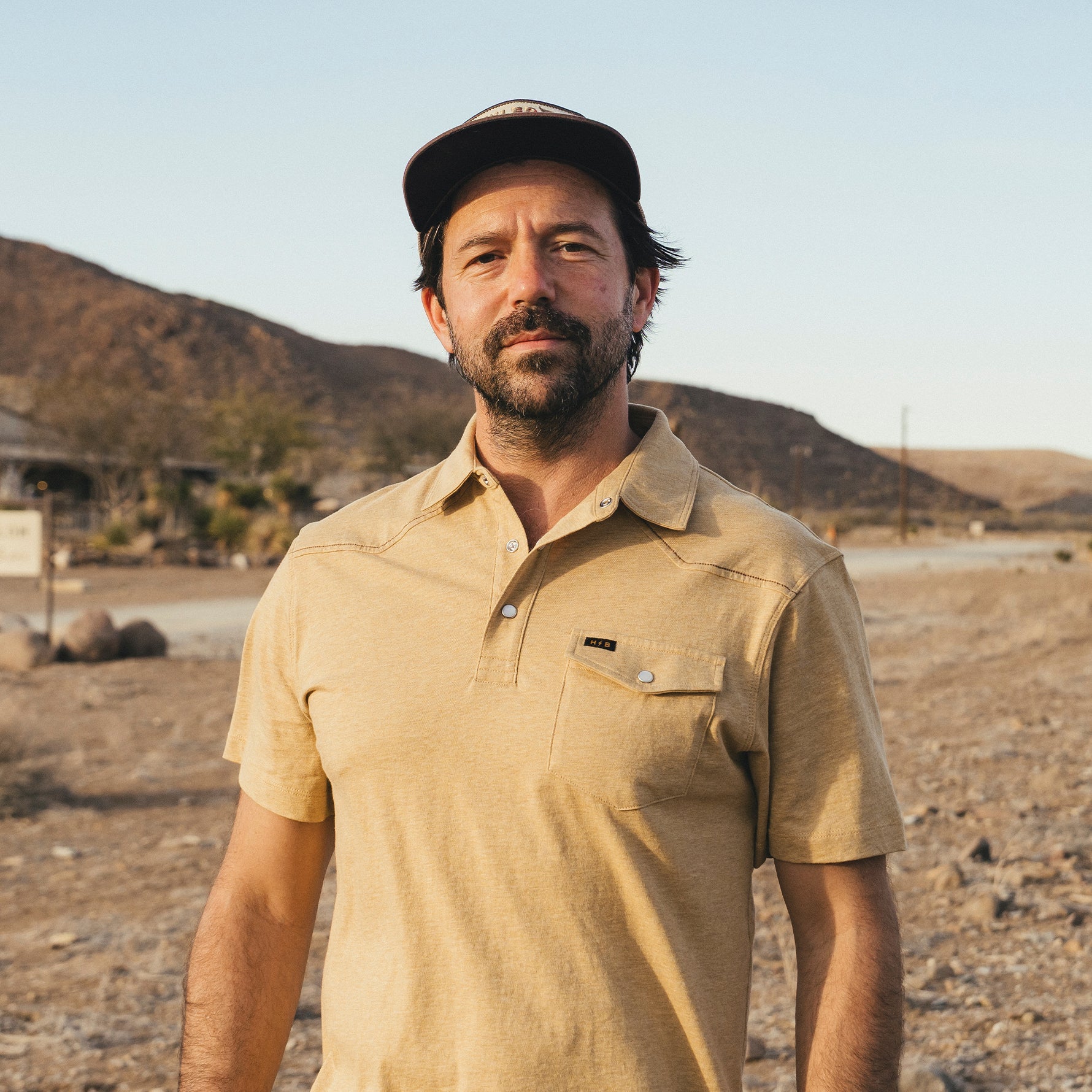 Howler Bros- Ranchero Polo Old Gold Heather