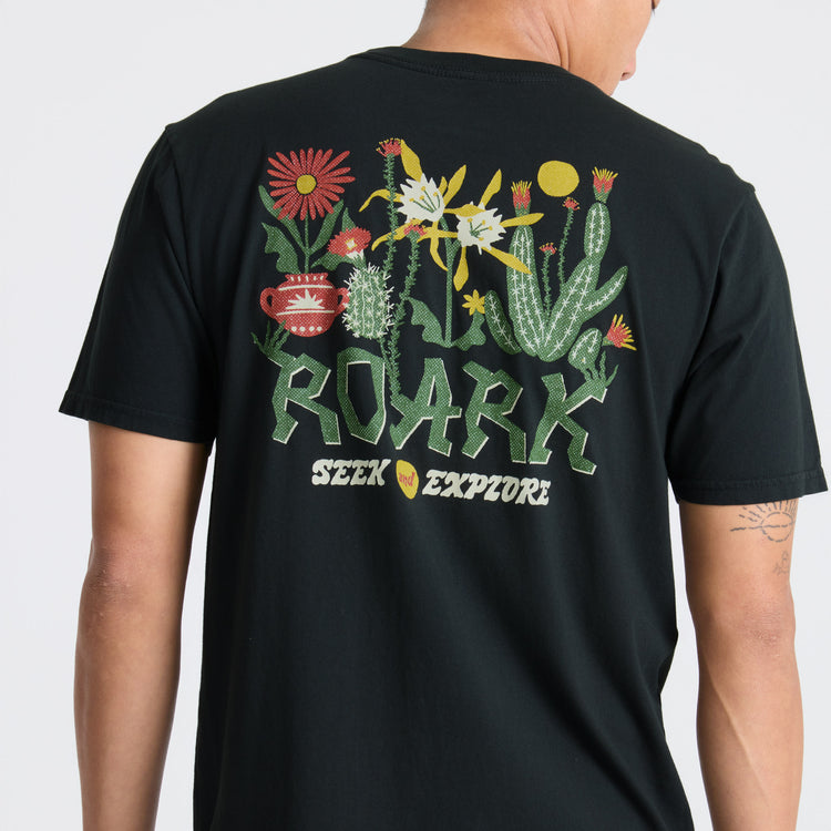 Roark- Cactus Garden Premium Tee in Black