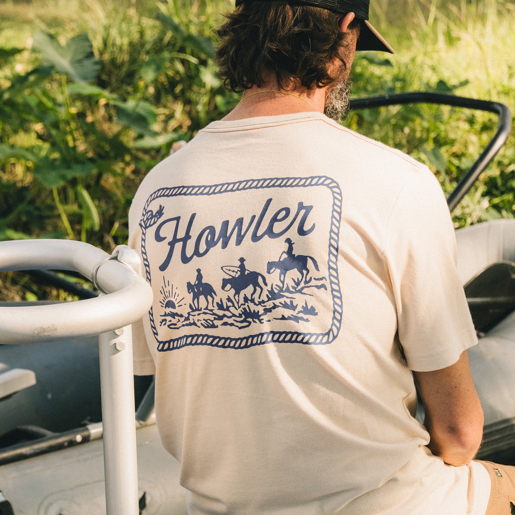 Howler Bros- Howler Posse T-Shirt Sand Heather
