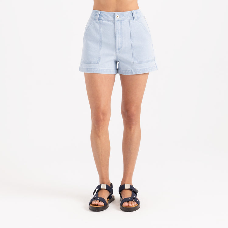 Roark- HWY Short in Bleached Denim