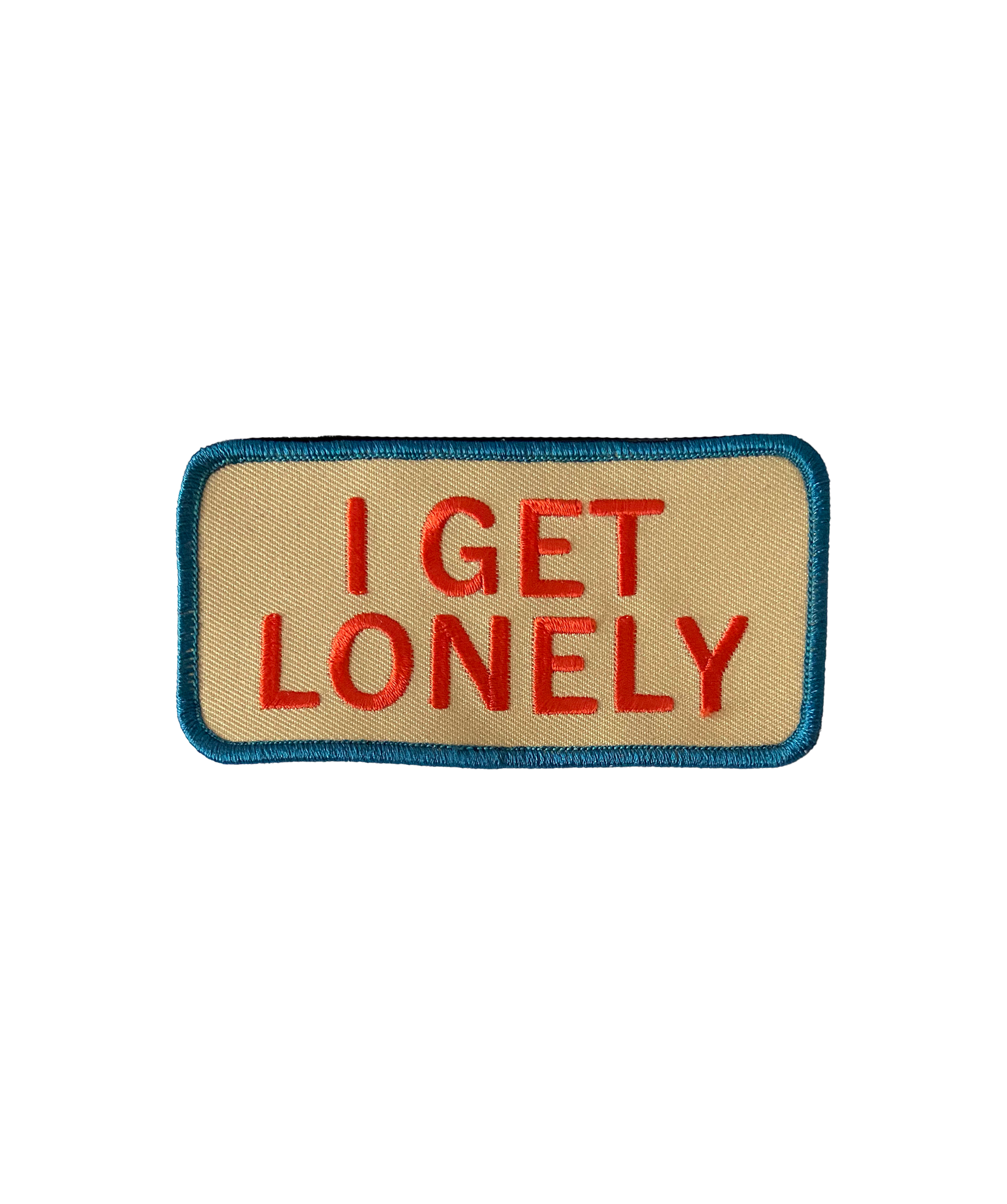 Oxford Pennant- I Get Lonely Embroidered Patch