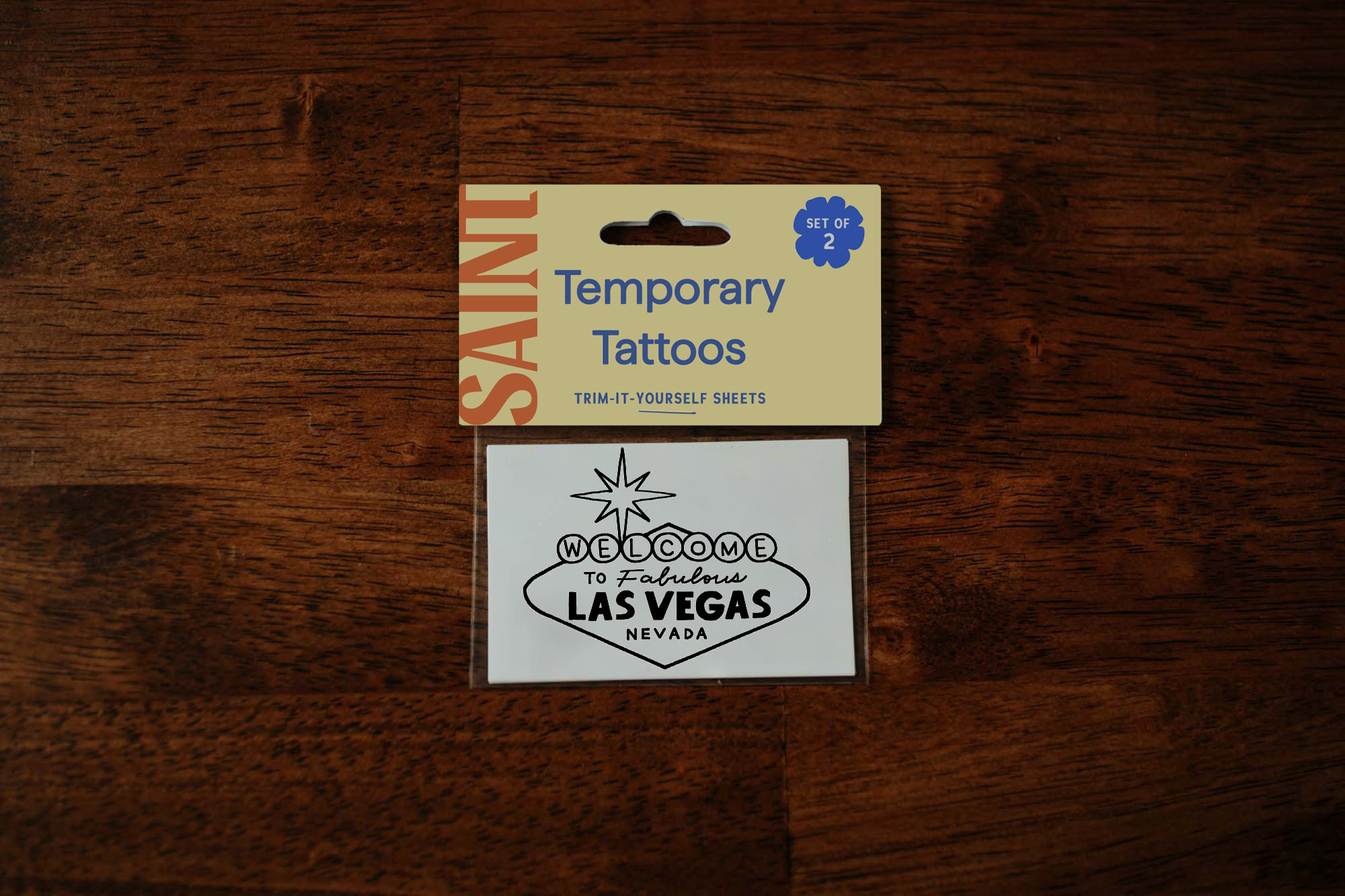 Saint & Company- Fabulous Las Vegas Temporary Tattoos