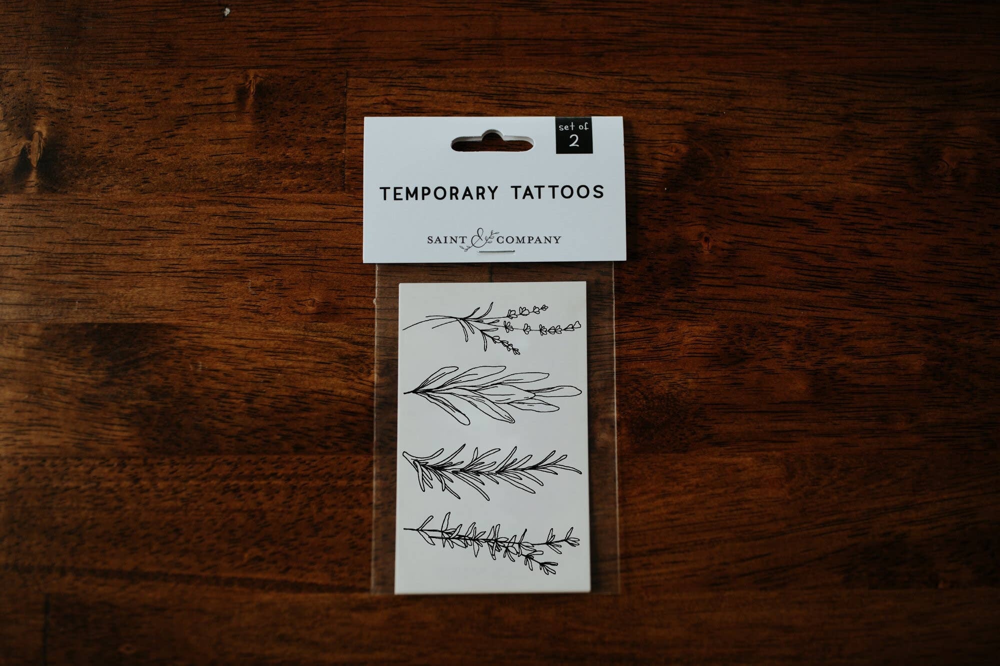 There is something so delightful about the beauty, flavor and aroma of fresh herbs. This tattoo sheet includes sprigs of lavender, sage, rosemary, and thyme. Cut this sheet apart for 4 separate tattoos, or wear all at one for one big tattoo!
Each pack in