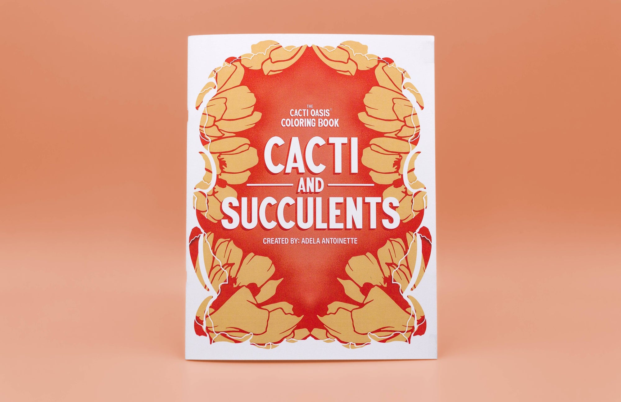 Inspired by the beauty of southwest botany, illustrator Adela Antoinette provides whimsical illustrations of cacti & succulents from various areas of Tucson, AZ giving the chance to learn as you color. Each botanical drawing is identified and based off pl