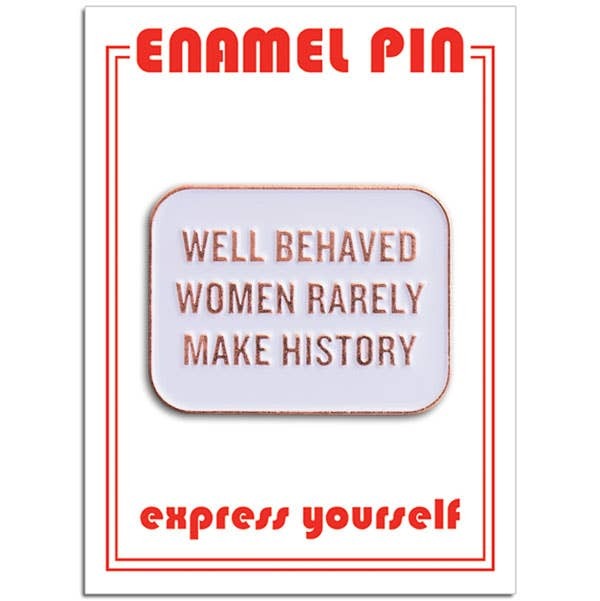This is the famed pin worn by Alexandria Ocasio Cortez & Ana María Archila at the State of the Union!
Keep the mood alive and reclaim your place in history!
❤ Pin is approximately 1" high x 1.25" wide
❤ Packaging size is 2.5" x 3"
❤ Soft enamel
❤ Enamel