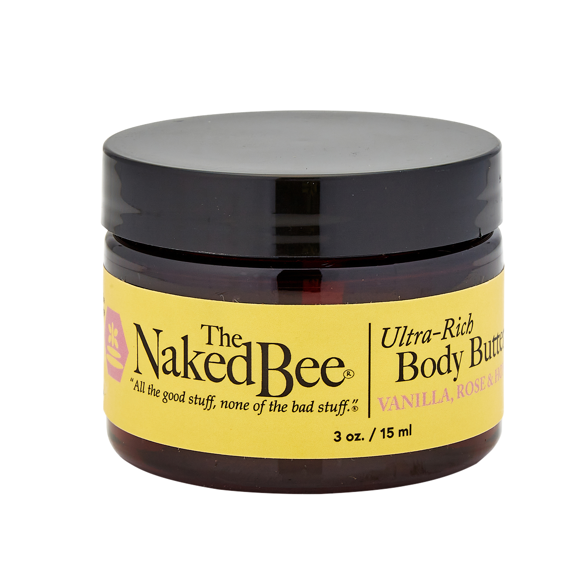 Luxurious Body Butter in our new Vanilla, Rose and Honey scent, made to hydrate all skin types. Added shea butter helps to smooth and soften skin.
3 oz. jar.