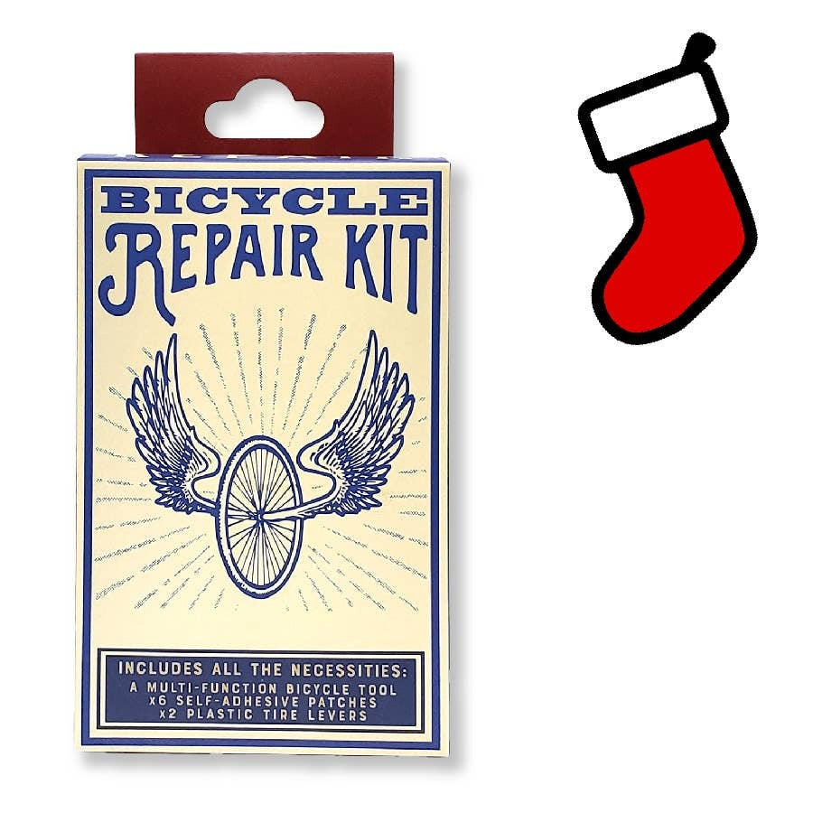 Our bike repair kit is only $7.50 MSRP $18
It contains all outdoors bicycle adventure necessities to stay safe and prepared. Cool mens gift set to find under the Christmas tree this holiday season. Ideal stocking stuffers gift idea for cyclists on Christ