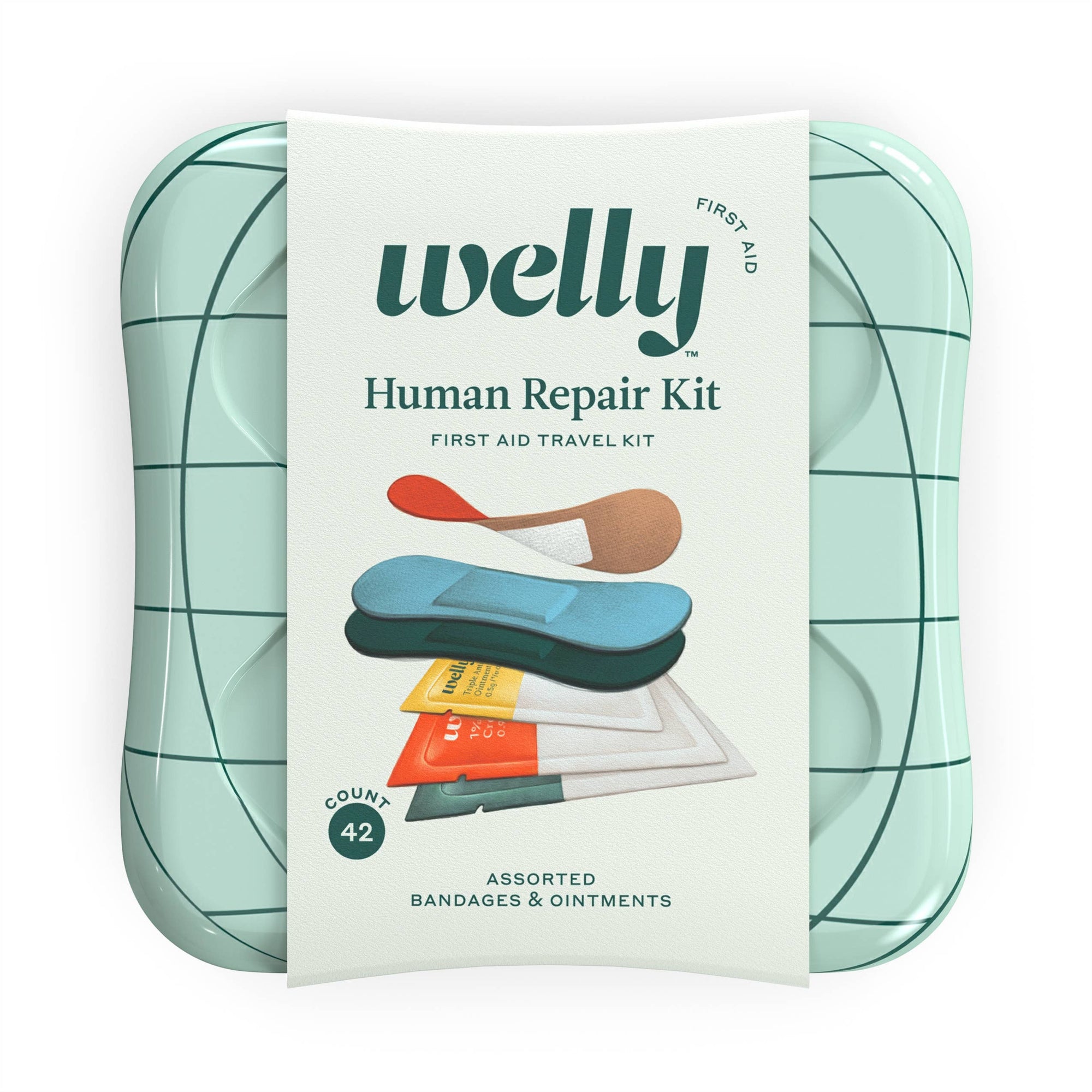 We know fun isn't always safe, but it's always fun. This pre-assembled Human Repair Kit includes bandages, ointments, and hand sanitizer. Take care of yourself, your friends and family, and maybe even your neighbor with this convenient kit. The best part