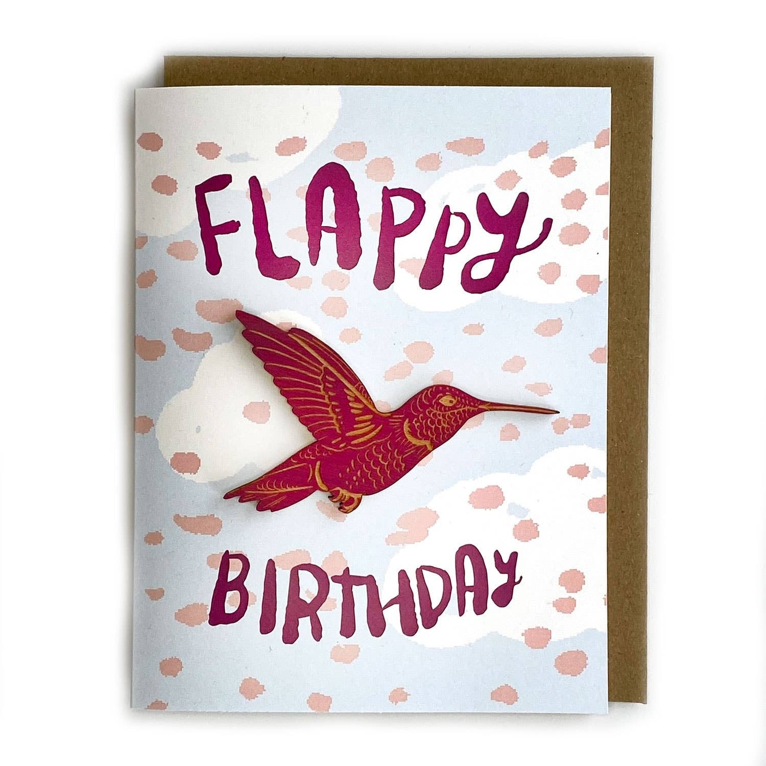 Did you know that hummingbirds are the flappiest birds? More than 4,000 wingbeats per minute! Wish the bird lover in your life a happy birthday with this card that is also a gift!
• Packaged in a compostable cellophane sleeve with a kraft envelope.
• Ma