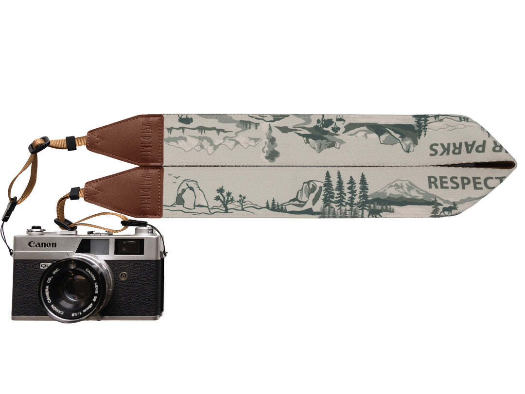 Wildtree - Small 1.5" National Park Camera Wrist Strap Camera Strap