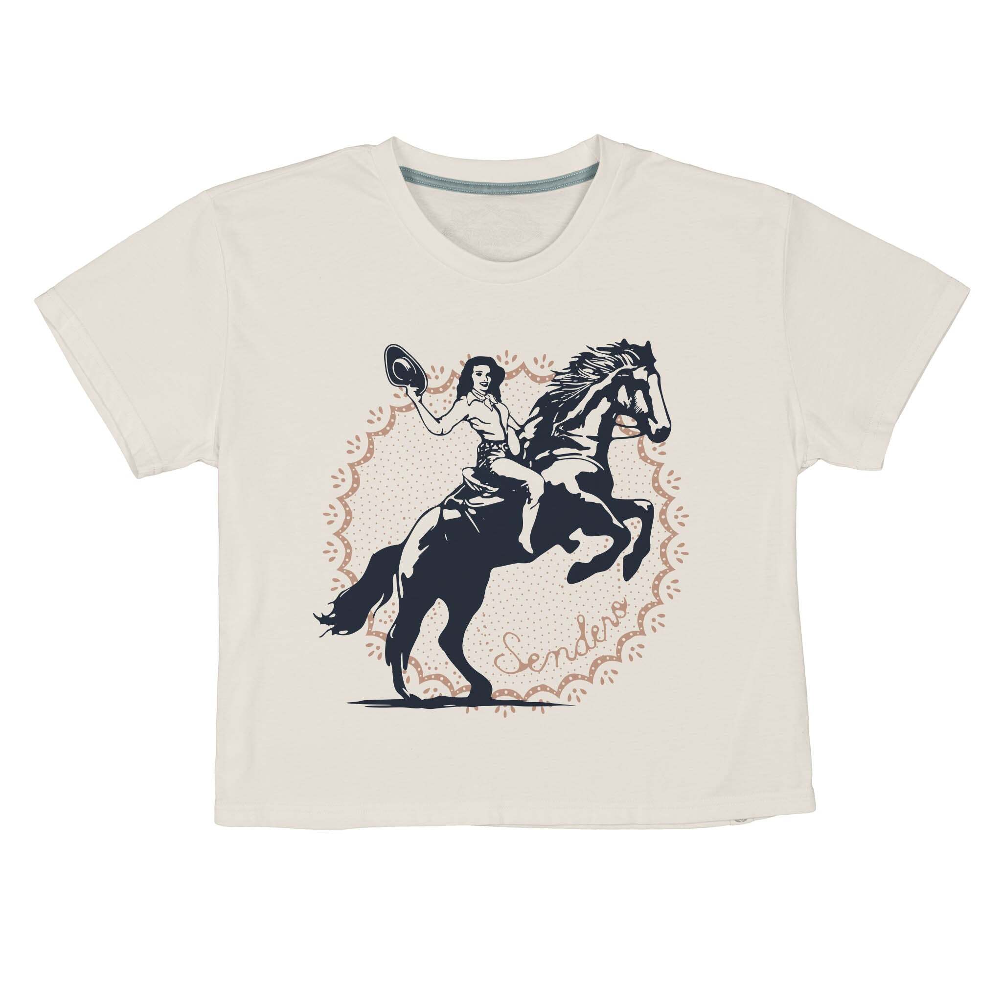 Sendero Palomino Crop Tee
