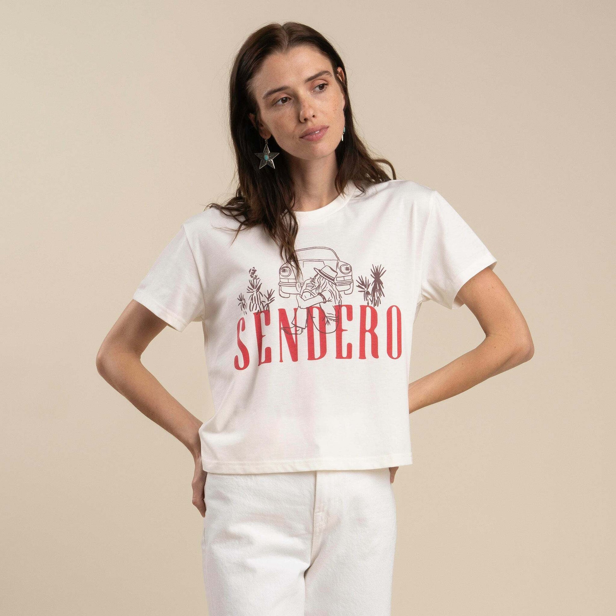 Sendero- Desert Drifter Boxy Tee