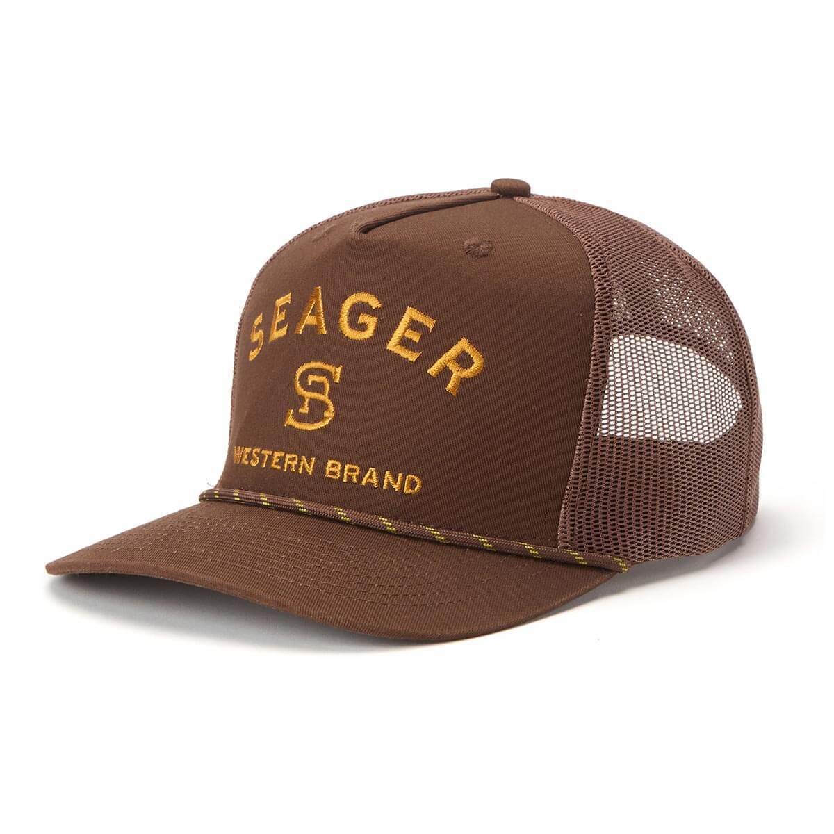 Our classic 'Branded' logo makes this hat a staple for years to come. With a high-profile fit and newly updated with a mesh back to keep things cool when the day heats up, this hat is made to work hard and wear easy.