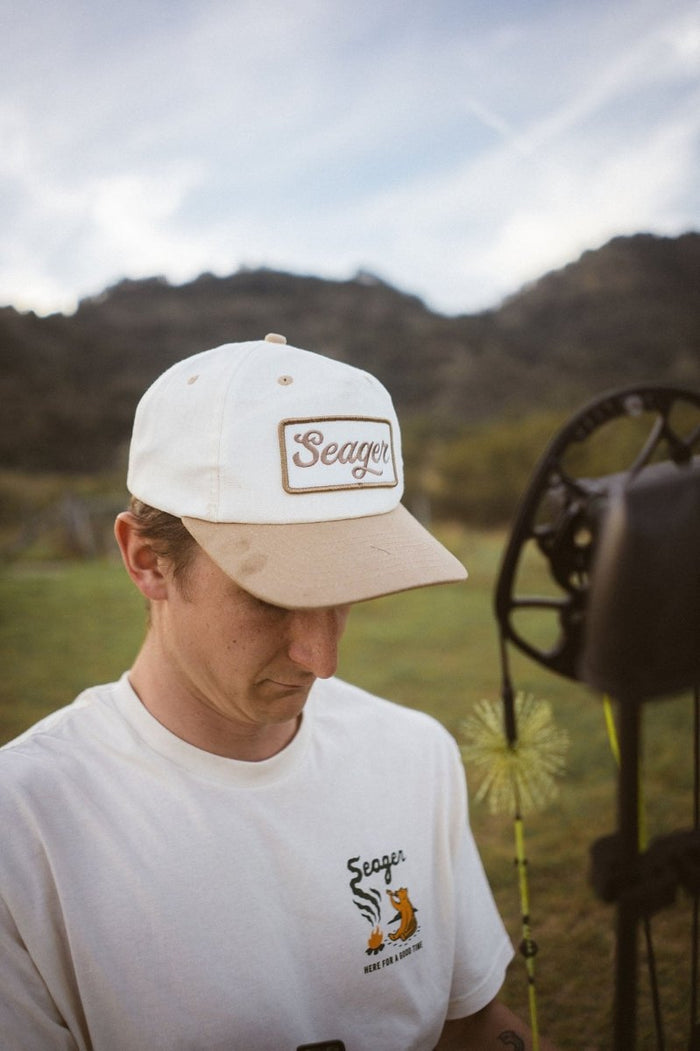 Seager- Uncle Bill Snapback Cream/Khaki