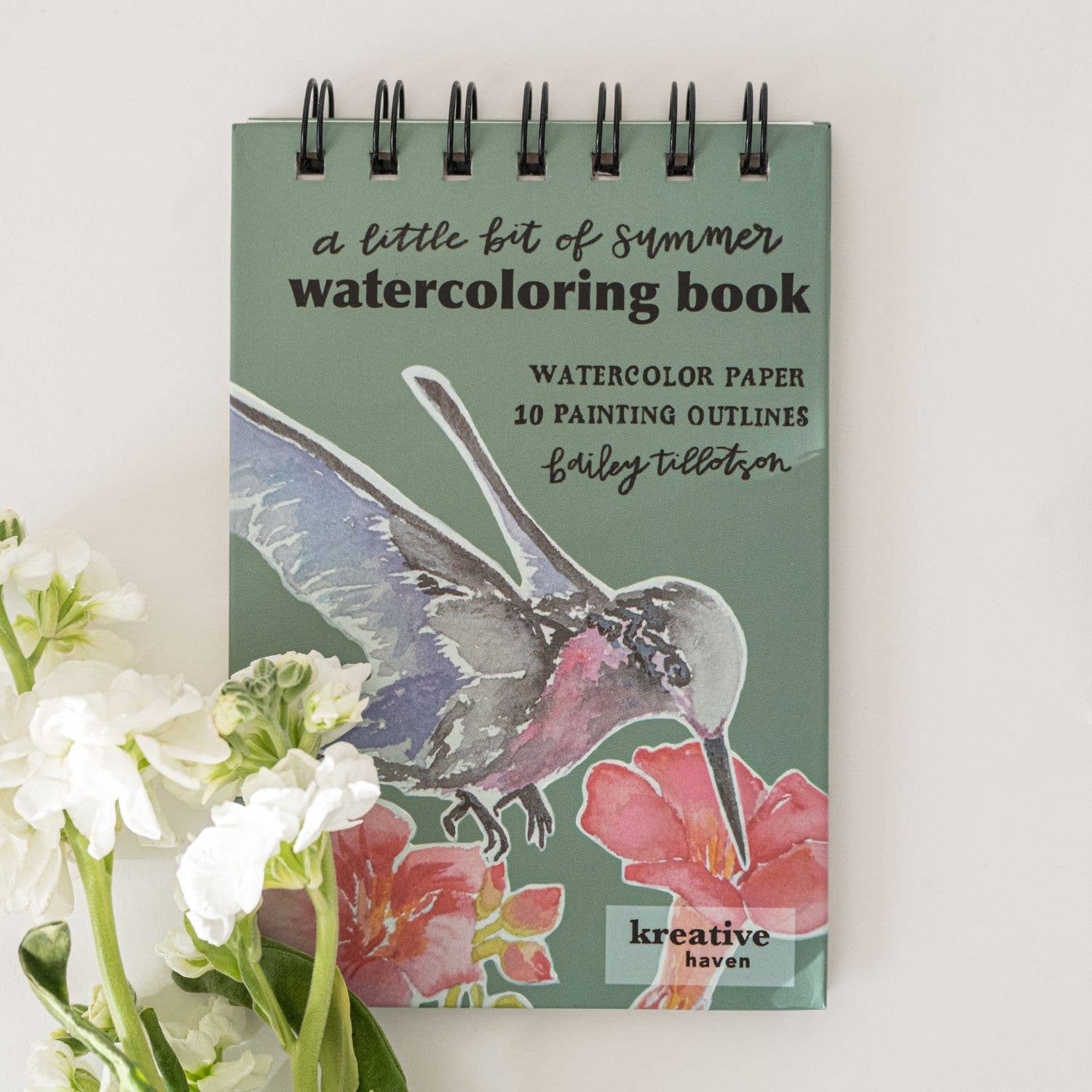 Bailey Rae Studio- A Little Bit of Summer - Mini Watercoloring Book