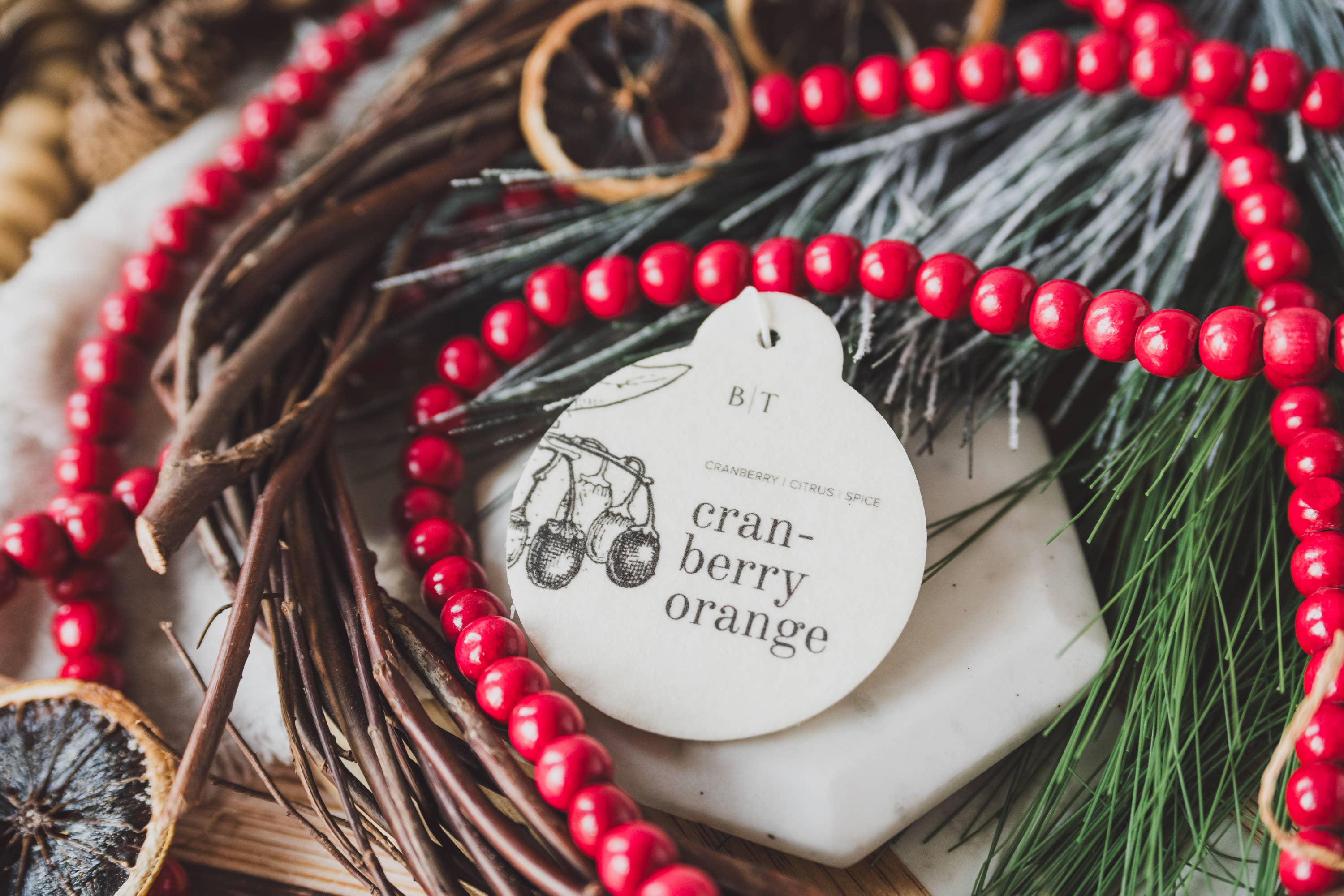 Broken Top Brands- Cranberry Orange - Car Fresheners - Holiday
