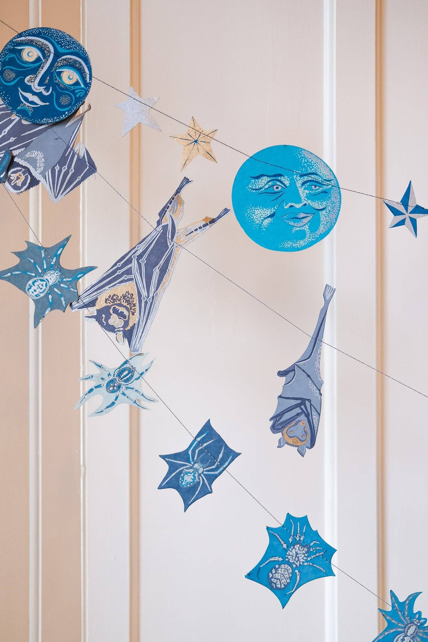 East End Press- Bats Sewn Garland