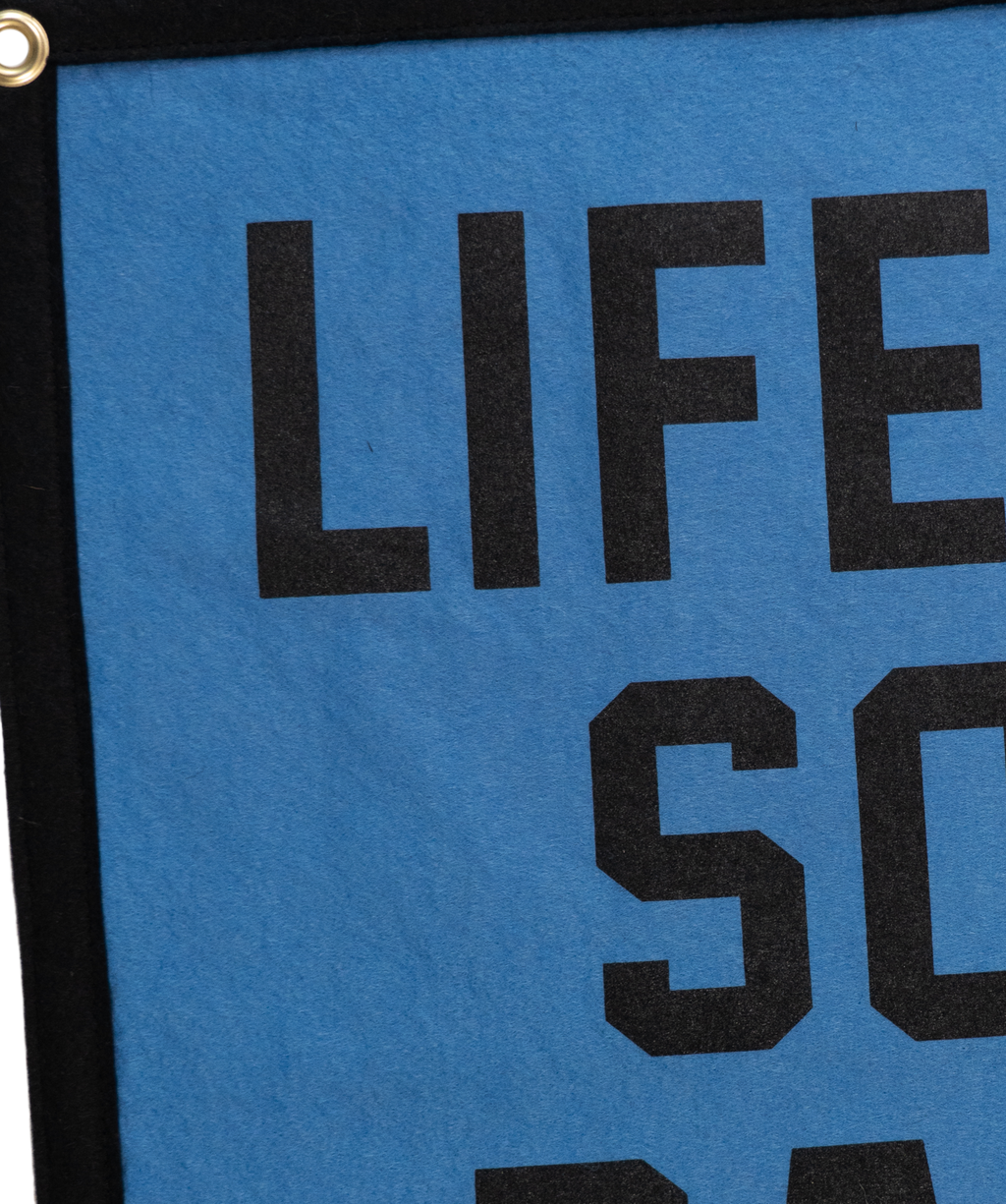 Oxford Pennant- Life's So Rad Camp Flag • Weezer x Oxford Pennant