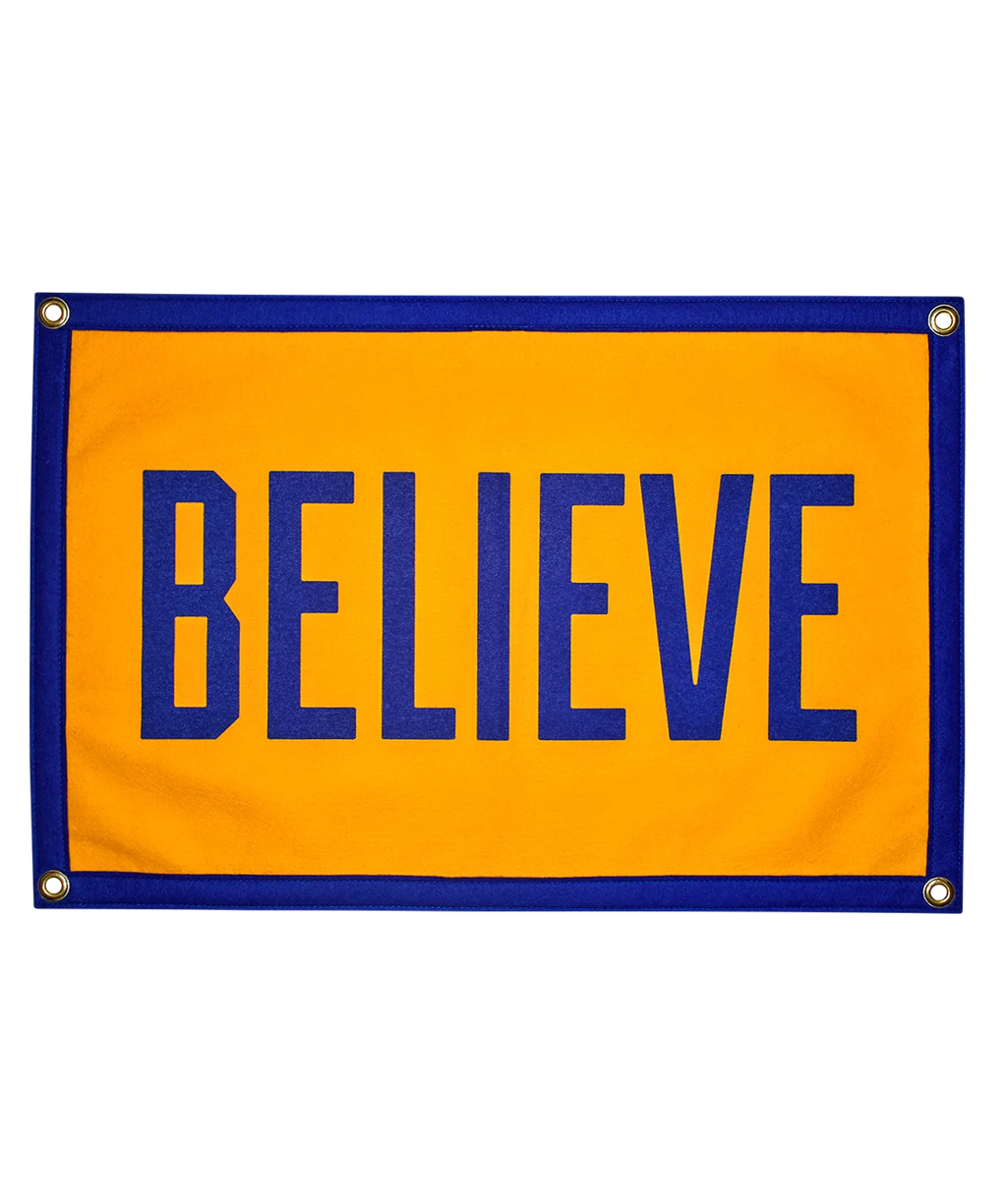 Oxford Pennant- Believe Camp Flag