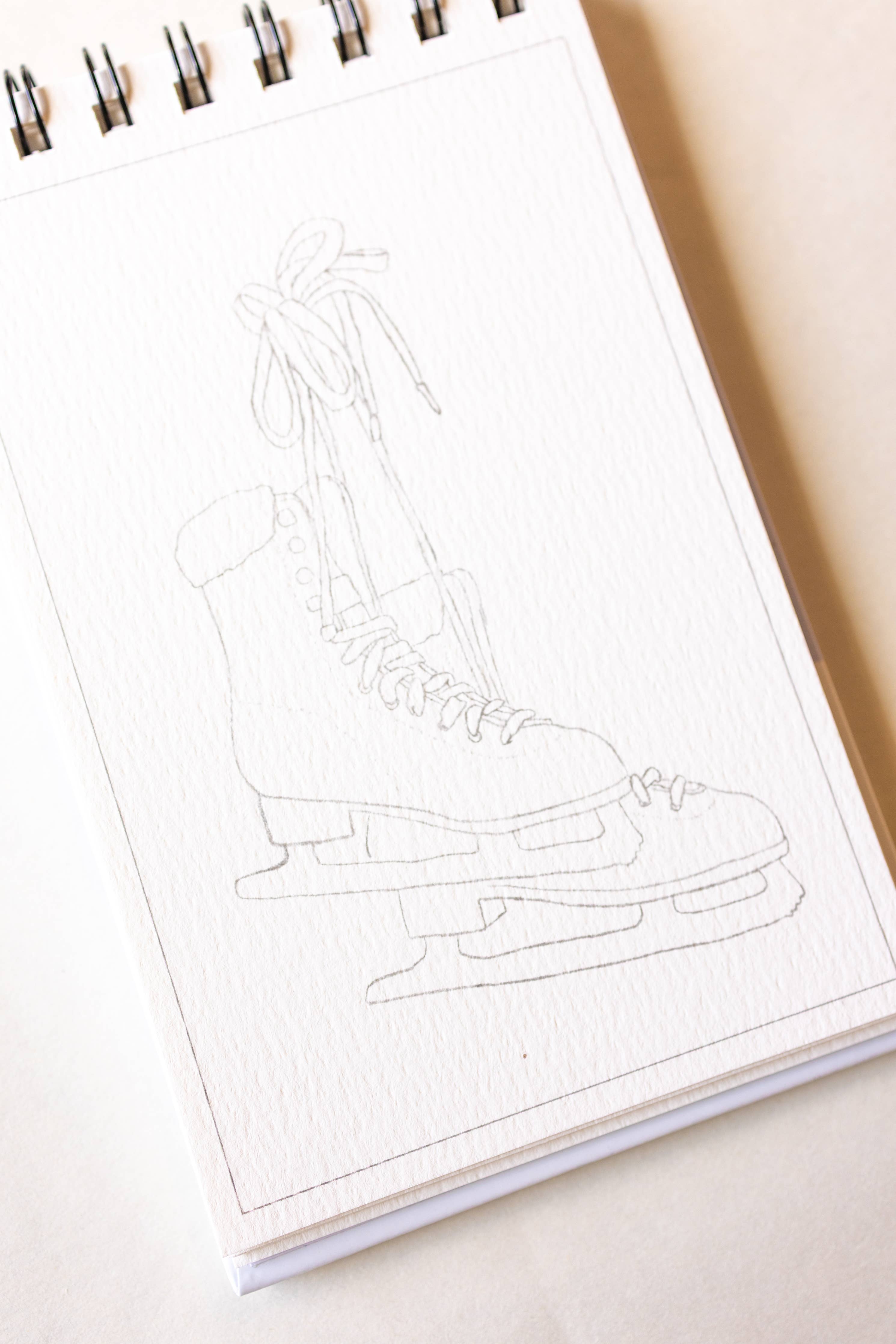 bailey rae studio-  A little bit of winter - mini watercoloring book