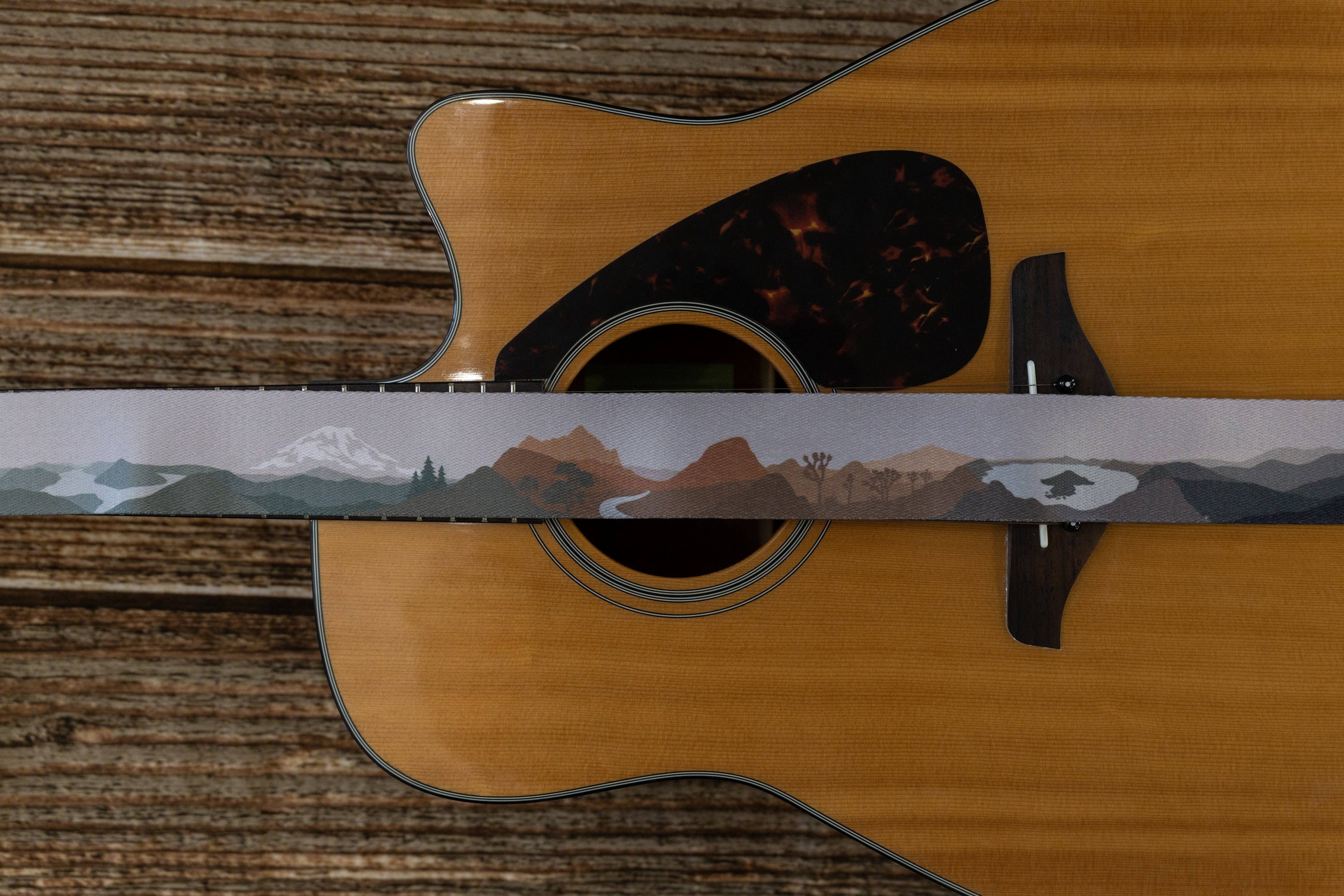 Wildtree- Guitar Strap - Parks in Color - National Park Design