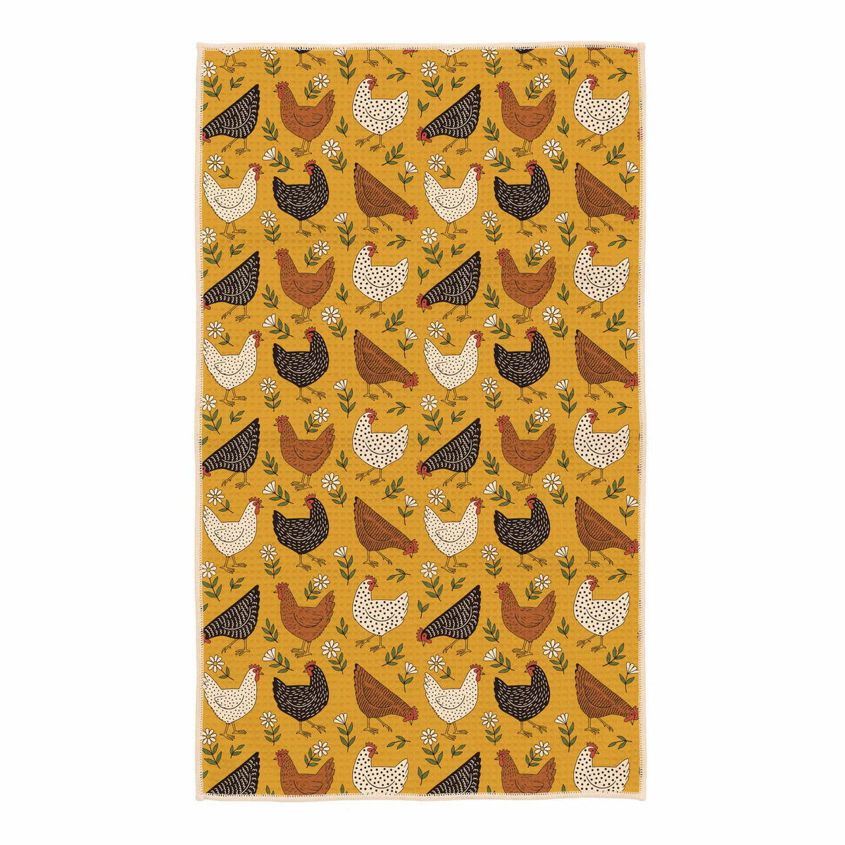 Trek Light- Kitchen Tea Towel Quick Dry | Farmhouse Chicken