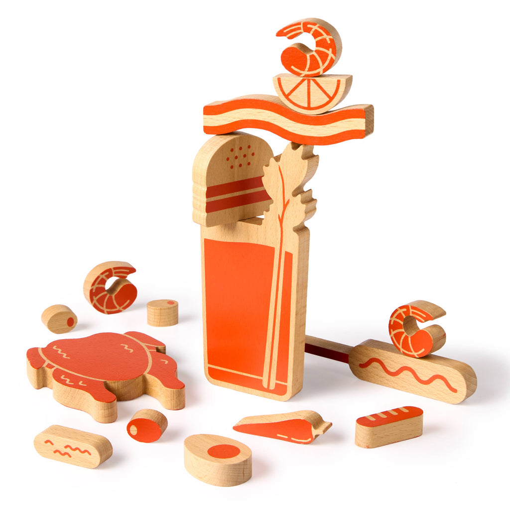 Chronicle Books- Brass Monkey (Over) Loaded Bloody Mary Balance Game