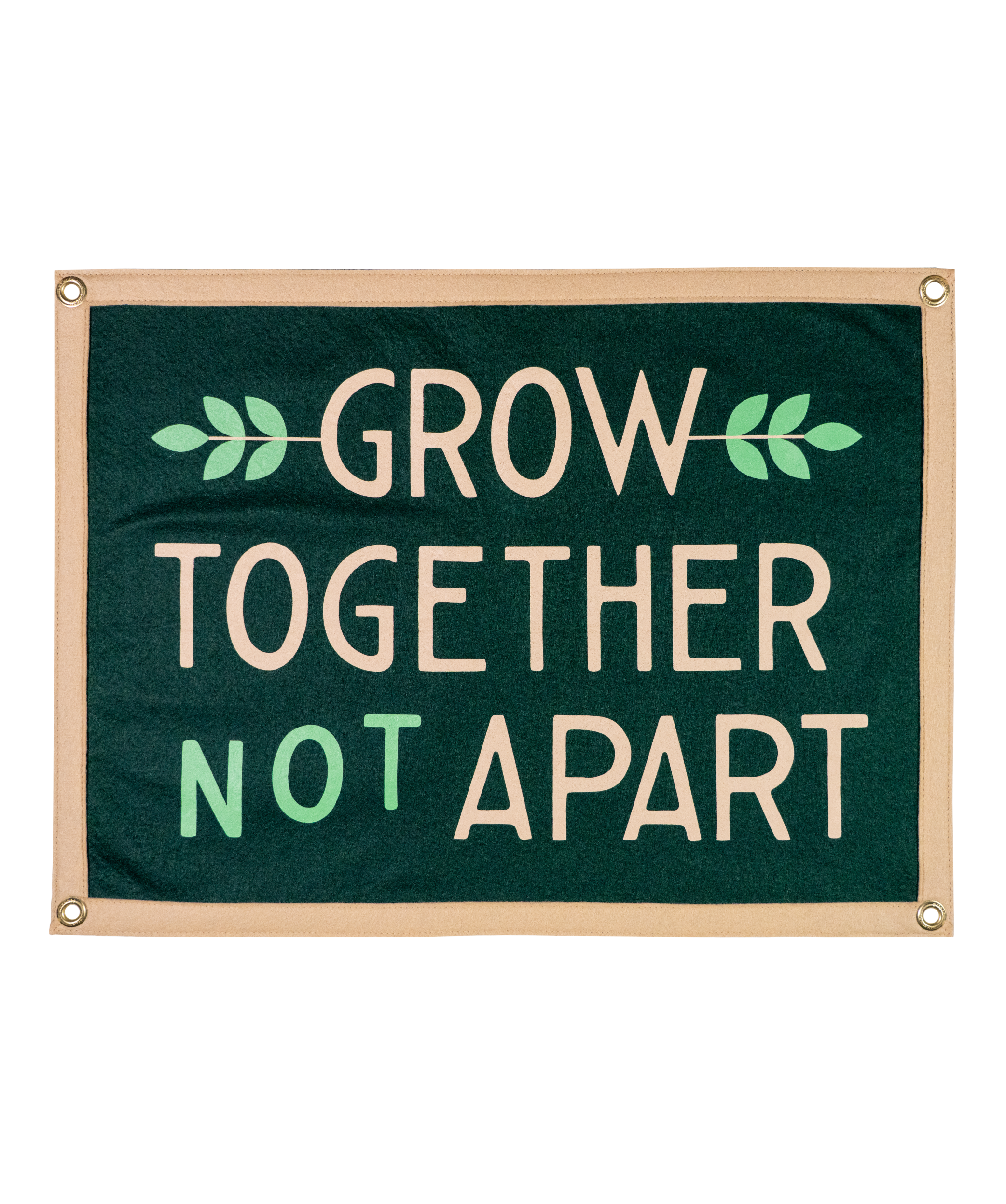 Oxford Pennant- Grow Together Not Apart Camp Flag