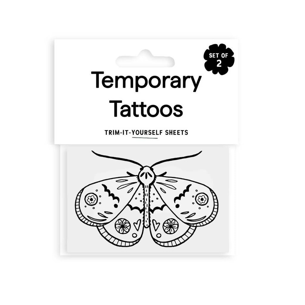 Saint Tattoos- Mystical Moth Temporary Tattoos
