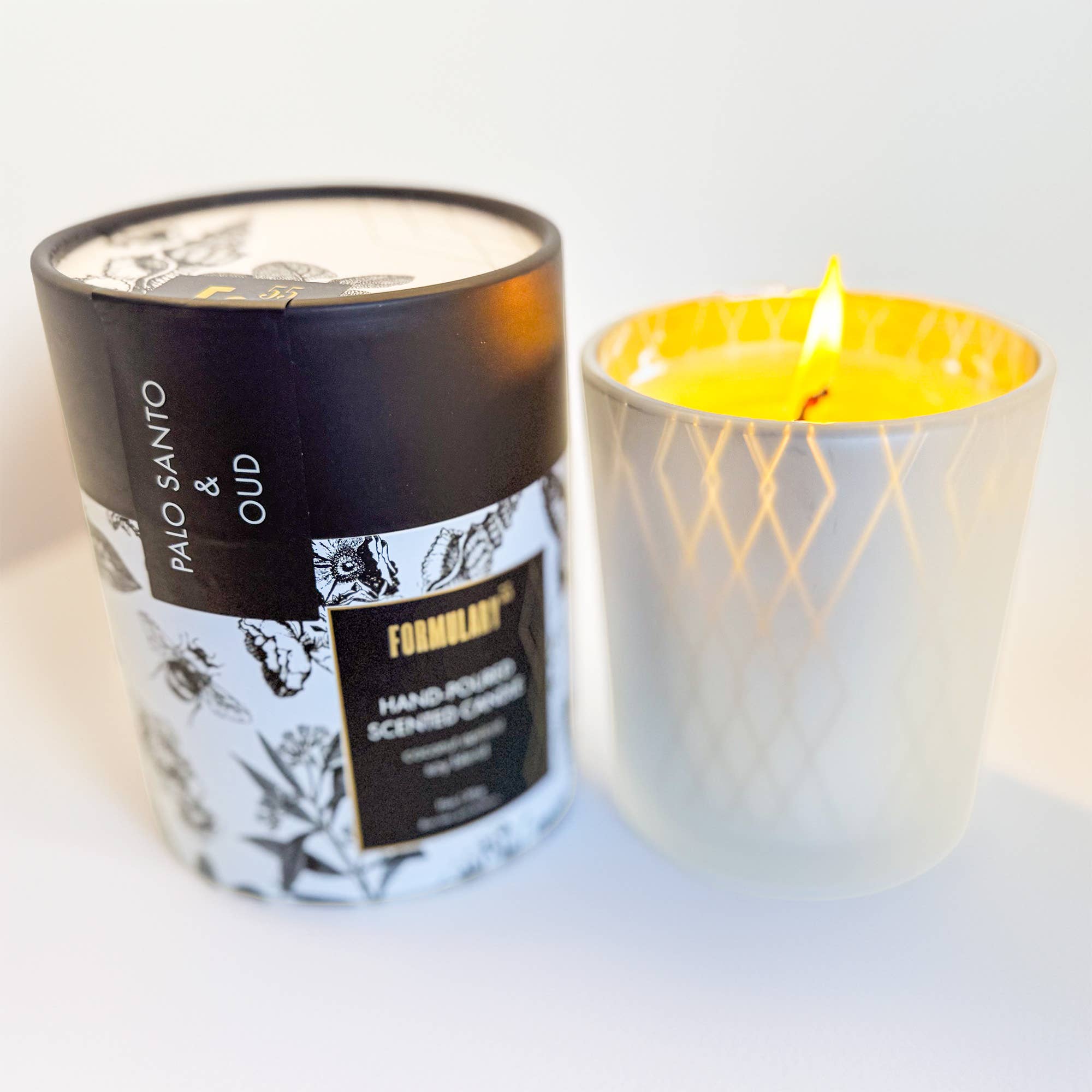 Formulary 55- Palo Santo & Oud - Glow Candle
