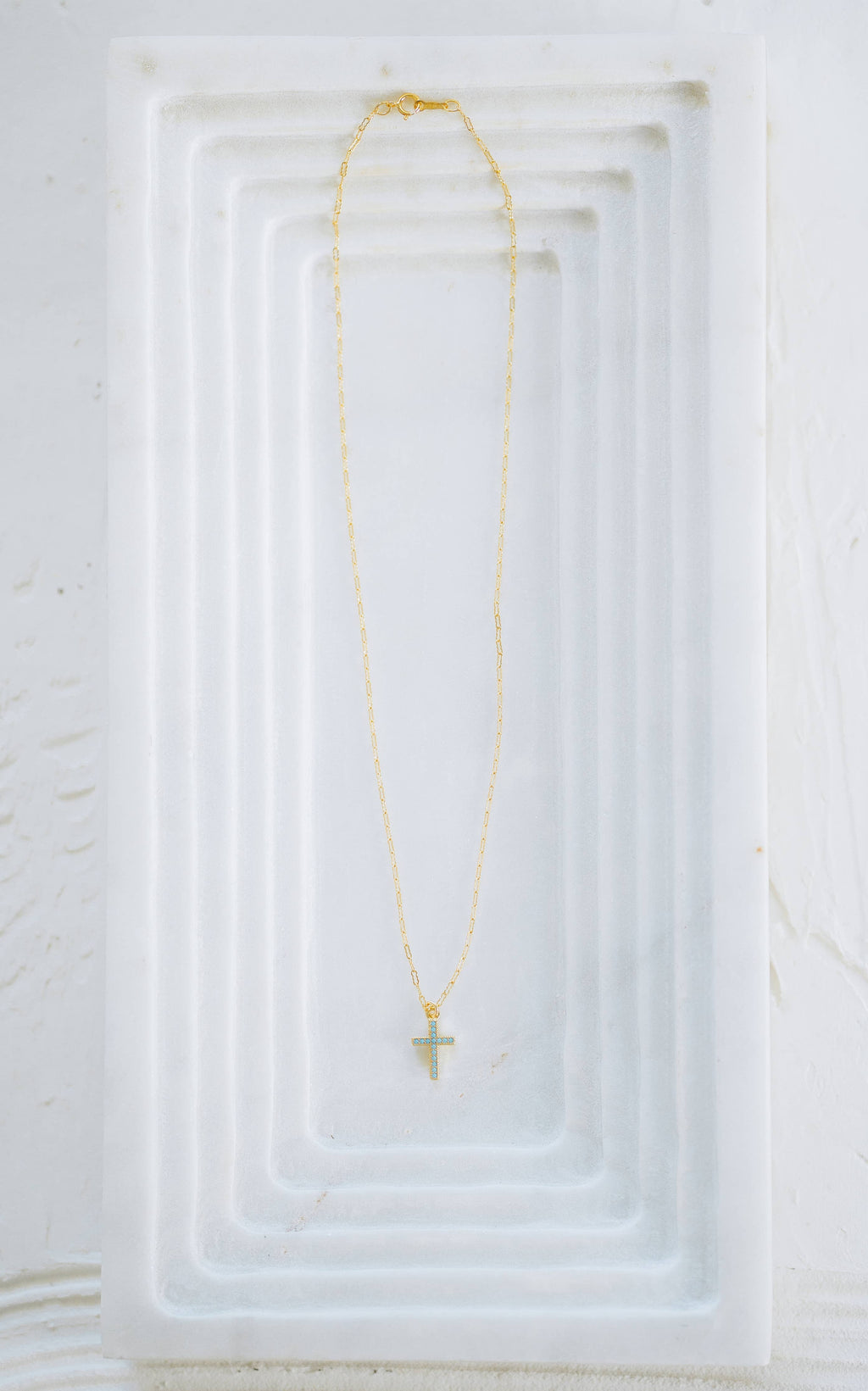 Reva Grey- Stevie Cross Necklace
