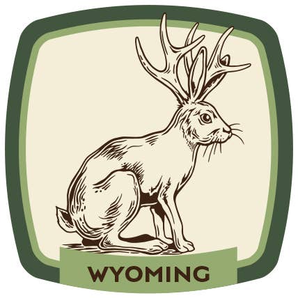 Counter Couture- Jackalope Customizable Vinyl Stickers