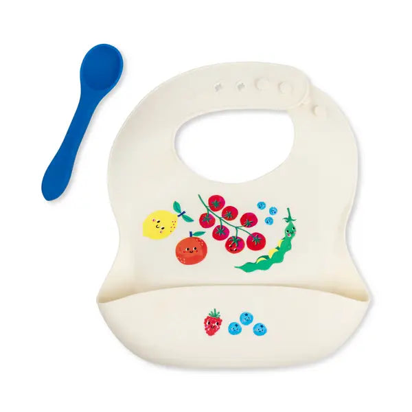 Sugarbooger- Fresh & Messy Bib + Spoon Set
