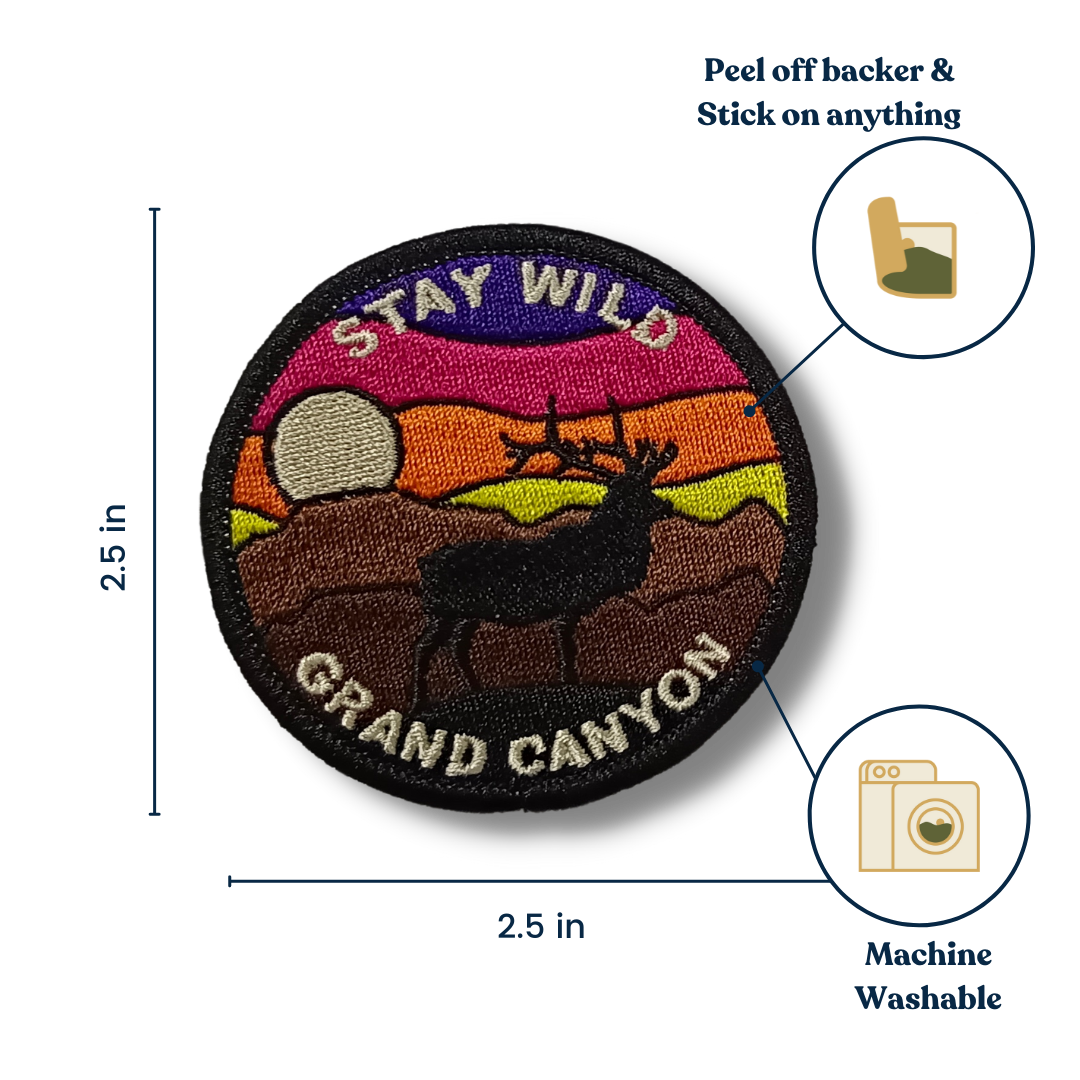 Outpatch- Stay Wild Grand Canyon National Park stick-on patch