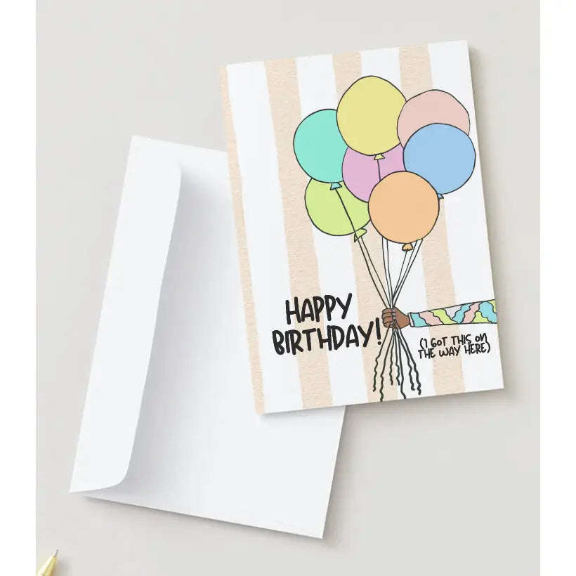 Chika Paper Studio- Last Minute Birthday Card