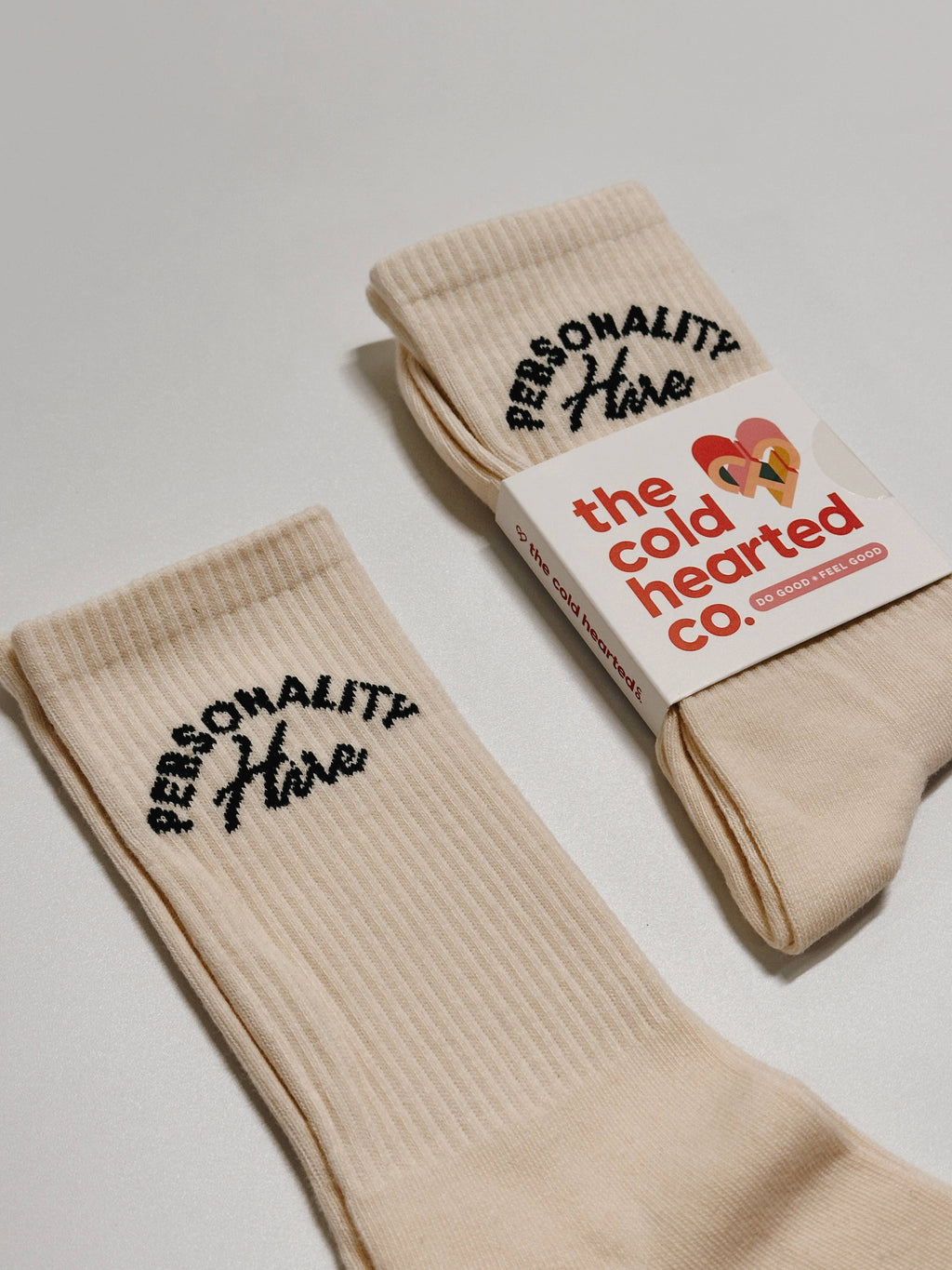 The Cold Hearted Collective- Funny Personality Hire Socks
