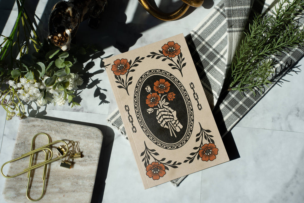 Denik- Bone & Bloom Kraft Classic Layflat Notebook