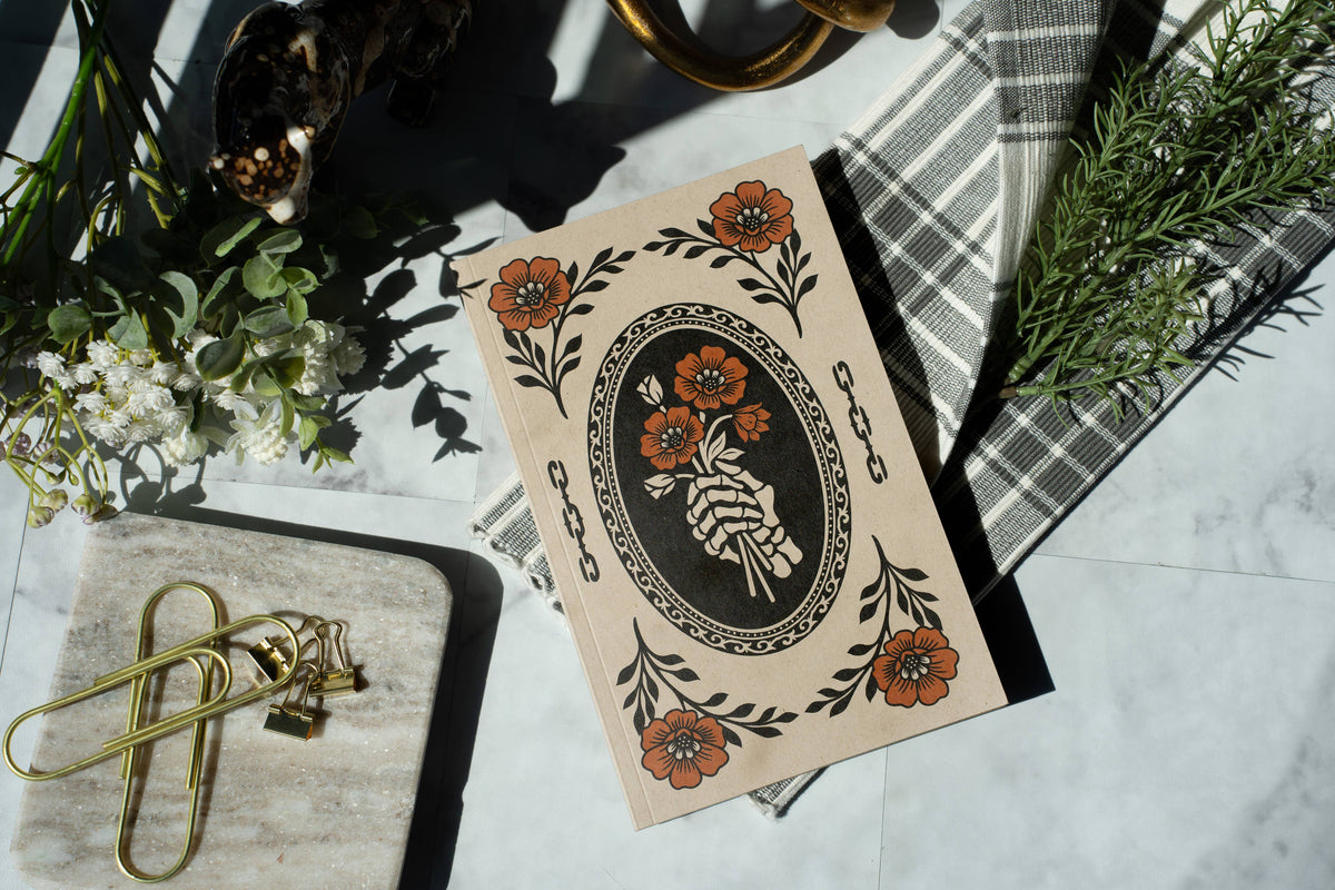 Denik- Bone & Bloom Kraft Classic Layflat Notebook