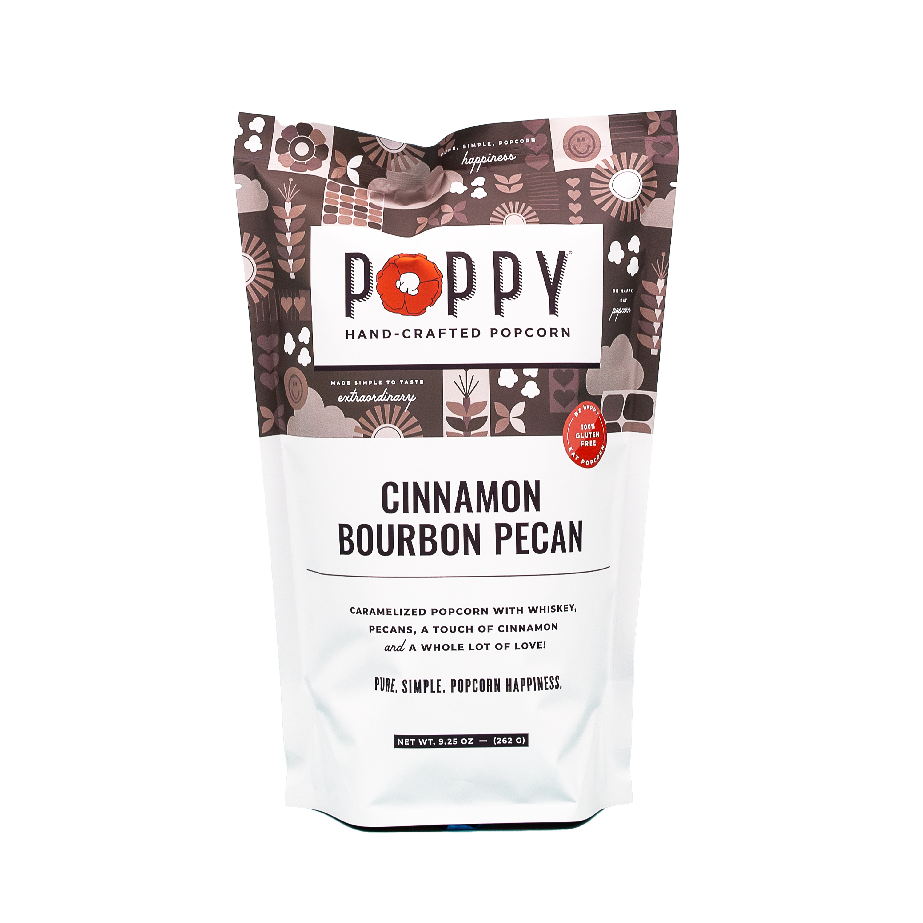 Poppy Popcorn- Cinnamon Bourbon Pecan Popcorn