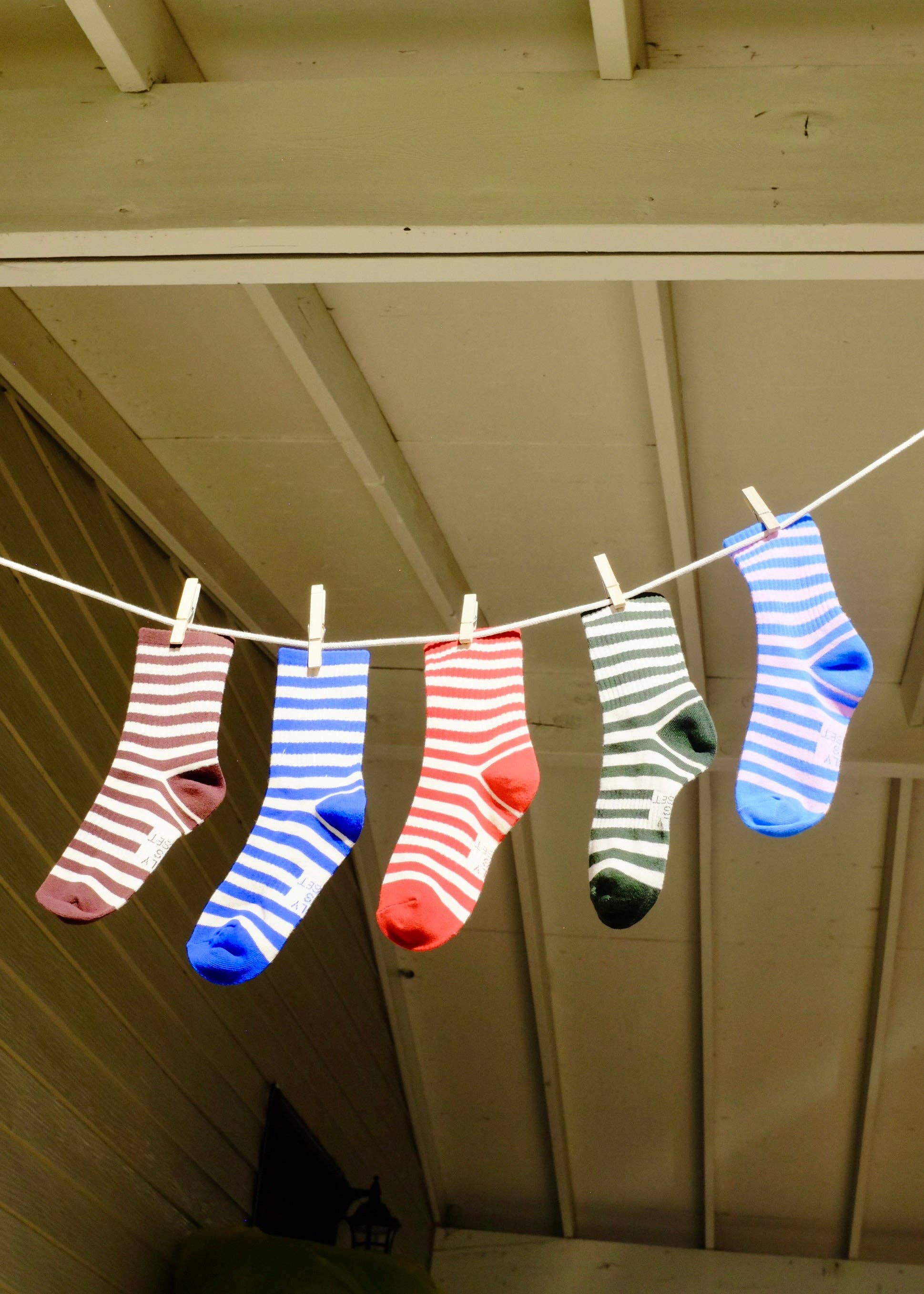 First Summer- Classic Striped Crew Socks