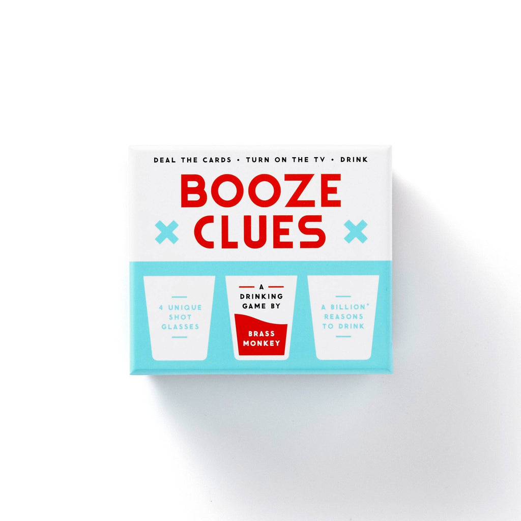 Chronicle Books- Brass Monkey Booze Clues Drinking Game Set