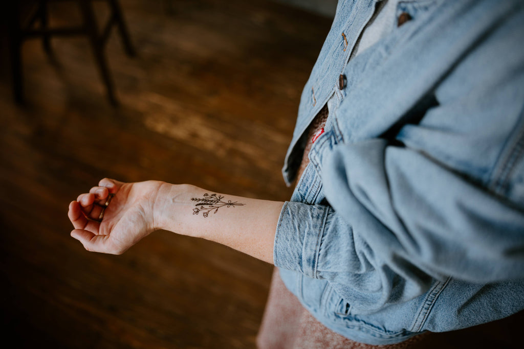 Saint Tattoos- Garden Stems Temporary Tattoos
